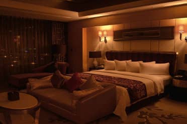 Guest room at the Wyndham Grand Plaza Royale Colorful Yunnan Kunming in Kunming, Other than US/Canada