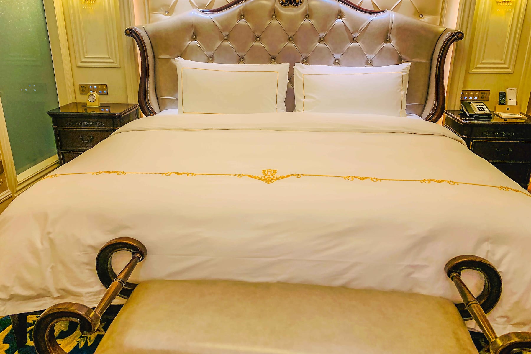 Guest room at the Wyndham Grand Kunming East in Kunming, Other than US/Canada
