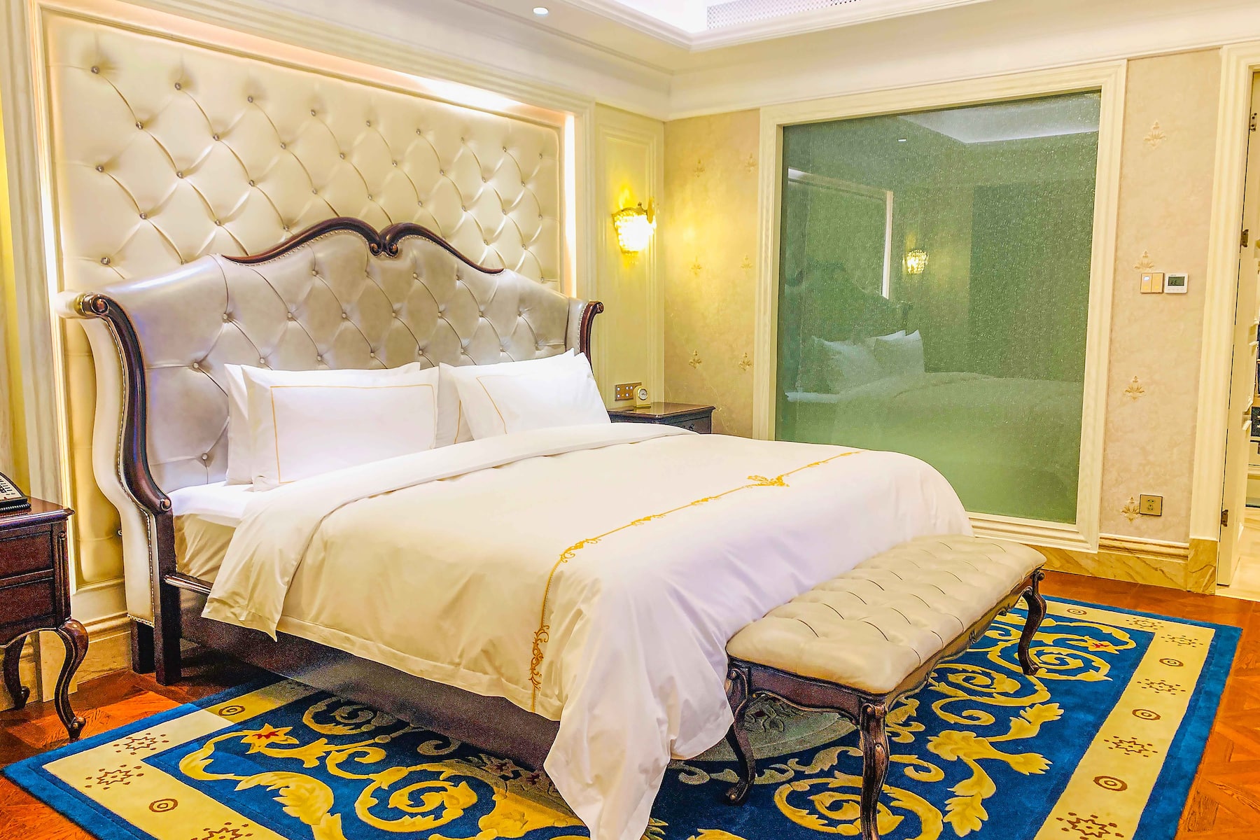 Guest room at the Wyndham Grand Kunming East in Kunming, Other than US/Canada