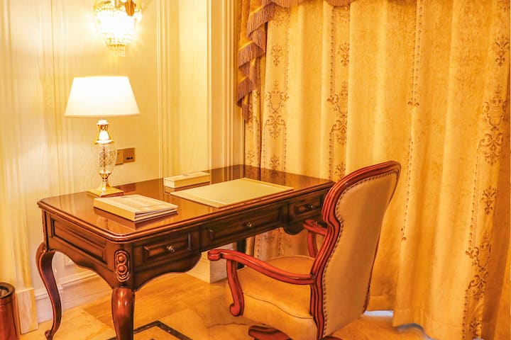 Guest room at the Wyndham Grand Kunming East in Kunming, Other than US/Canada