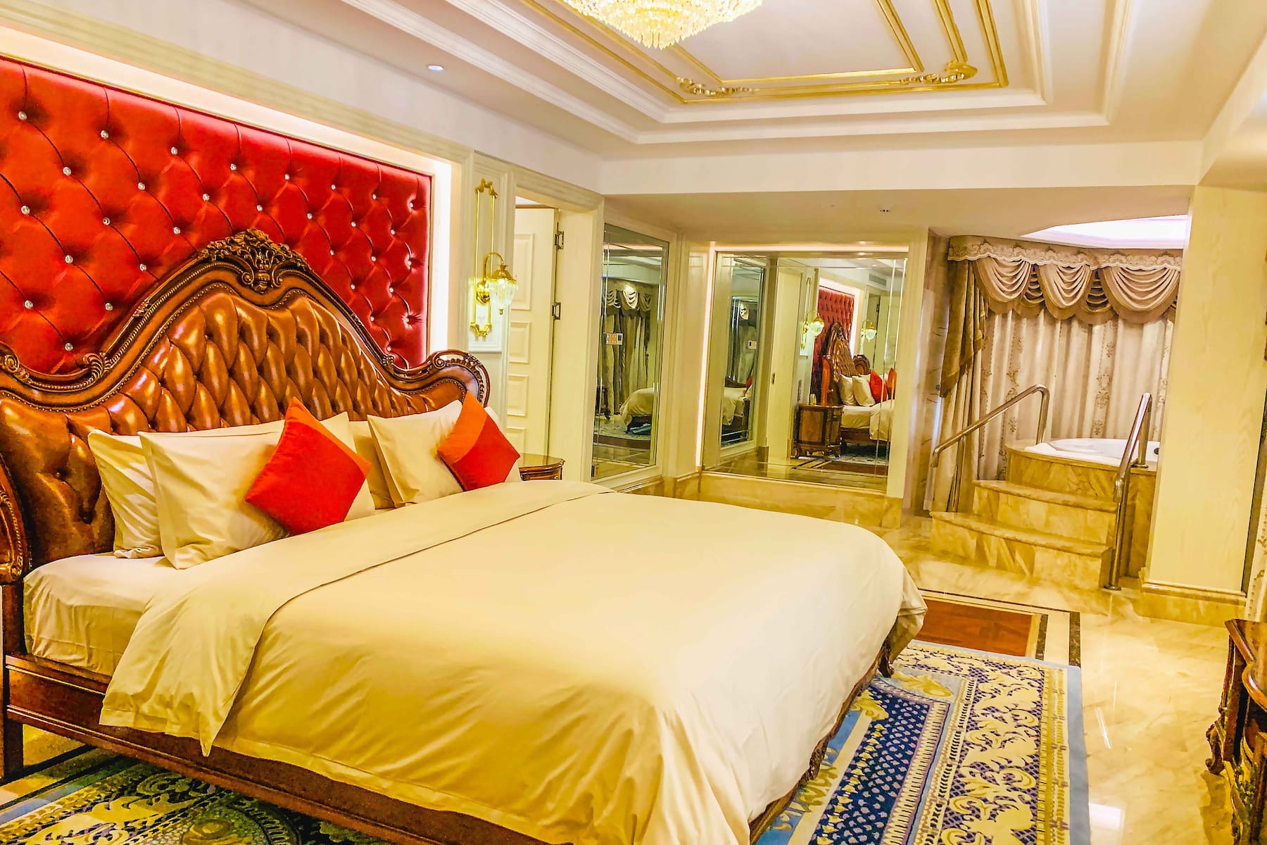 Guest room at the Wyndham Grand Kunming East in Kunming, Other than US/Canada
