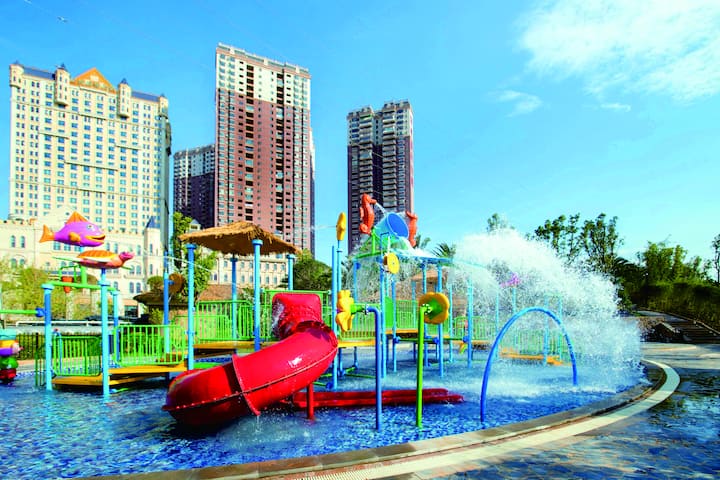 Waterslide at the Wyndham Grand Kunming East in Kunming, Other than US/Canada