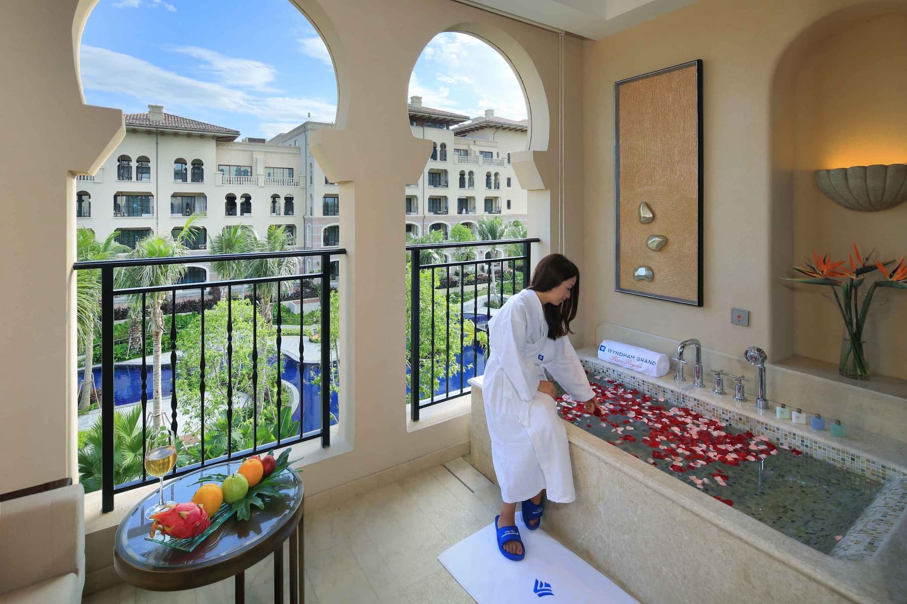 Guest room at the Wyndham Grand Plaza Royale Hainan Longmu Bay in Ledong, Other than US/Canada