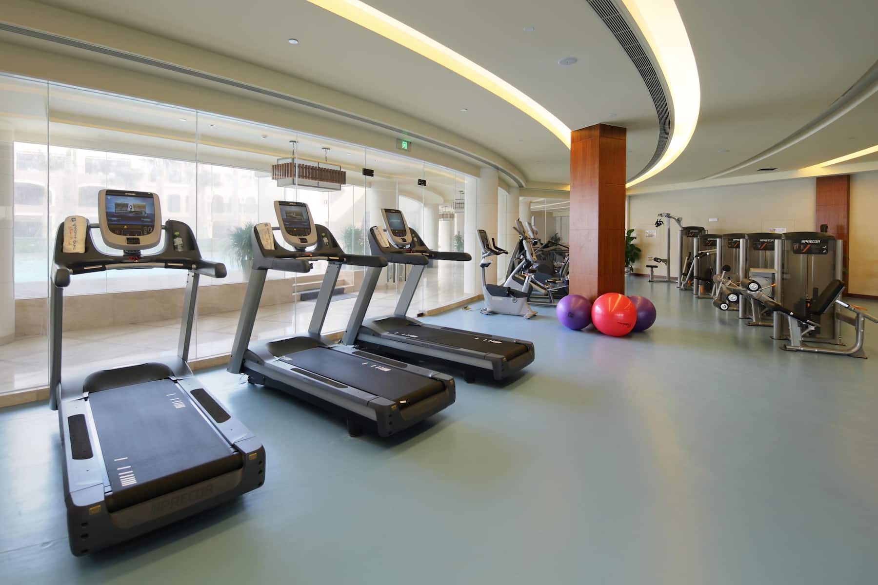 Health club at Wyndham Grand Plaza Royale Hainan Longmu Bay in Ledong, Other than US/Canada