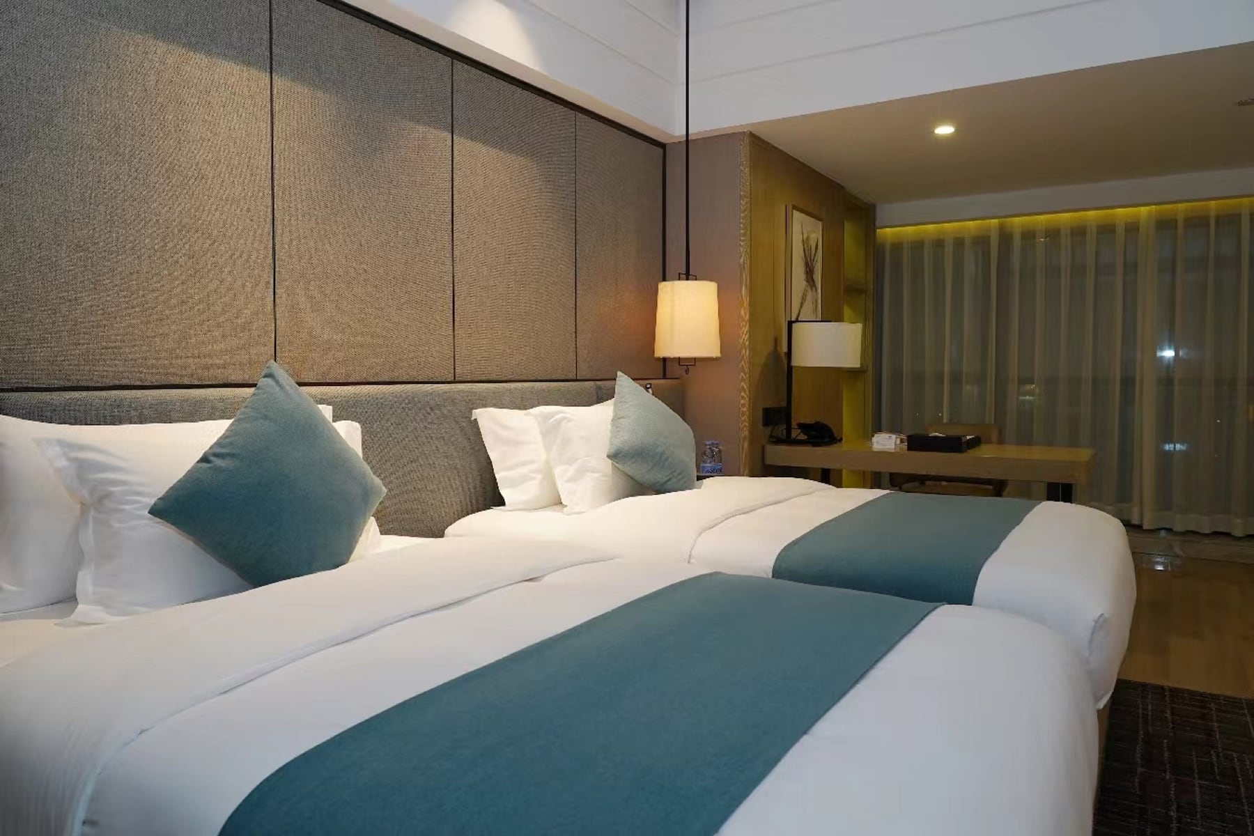 Guest room at the Wyndham Grand Maoming in Maoming, Other than US/Canada
