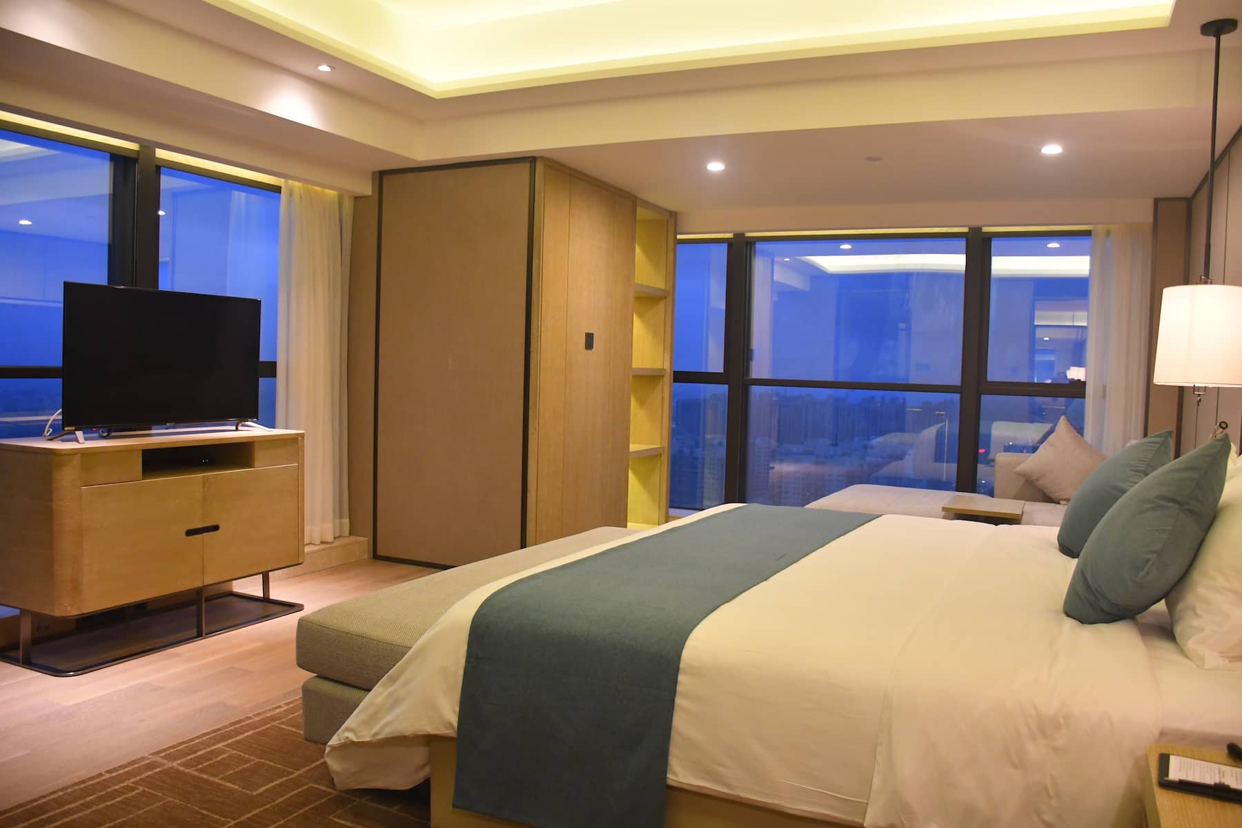 Guest room at the Wyndham Grand Maoming in Maoming, Other than US/Canada