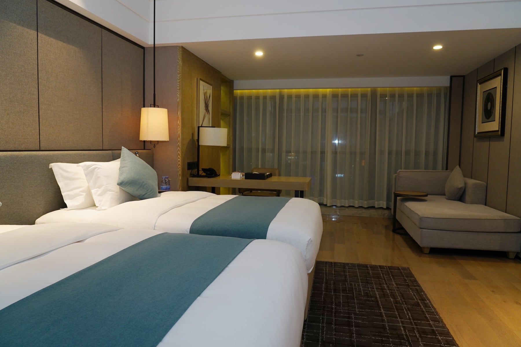 Guest room at the Wyndham Grand Maoming in Maoming, Other than US/Canada