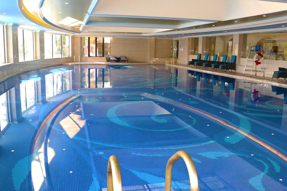 Indoor pool at the Wyndham Grand Plaza Royale Resort Nanjing in Nanjing, Other than US/Canada