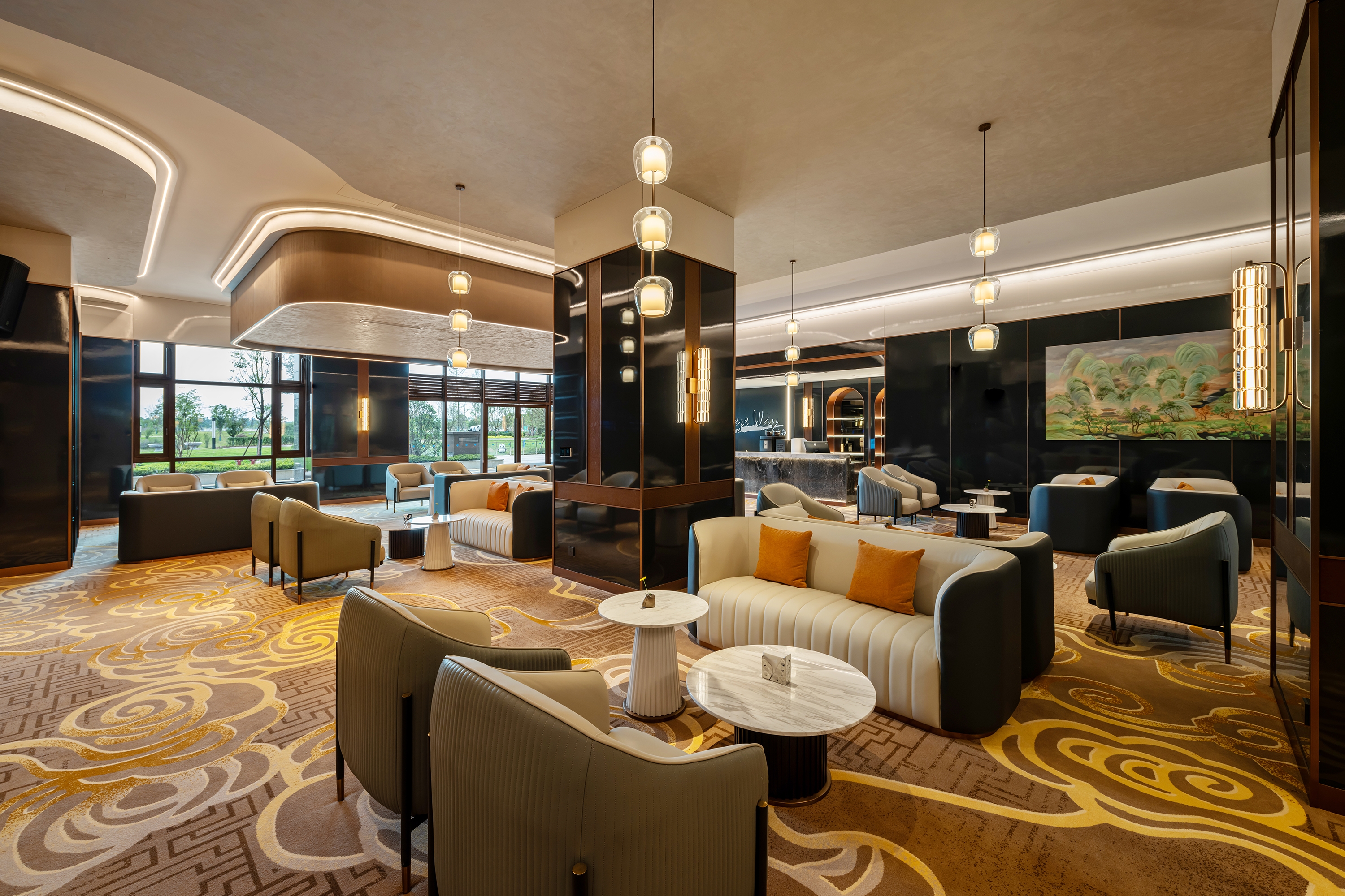 Lobby bar at Wyndham Grand Plaza Royale Longchang in Neijiang City, Other than US/Canada