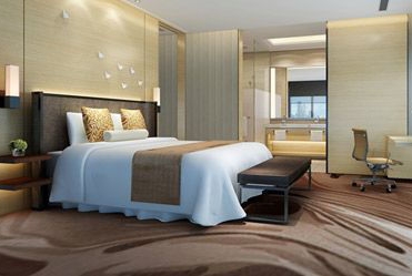 Guest room at the Wyndham Grand Shenzhen in Shenzhen, Other than US/Canada