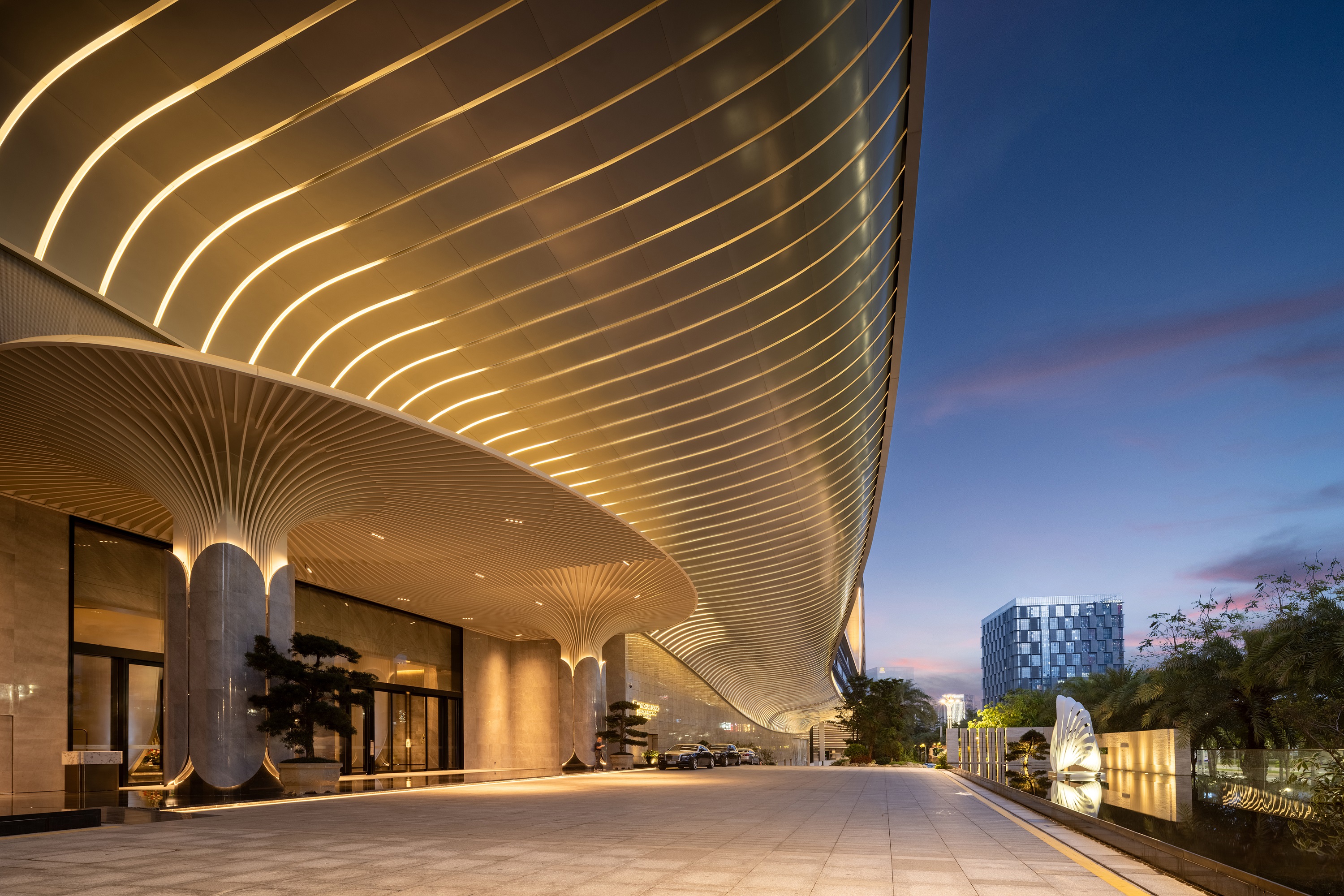 Exterior of Wyndham Grand Shenzhen Guangming hotel in Shenzhen, Other than US/Canada