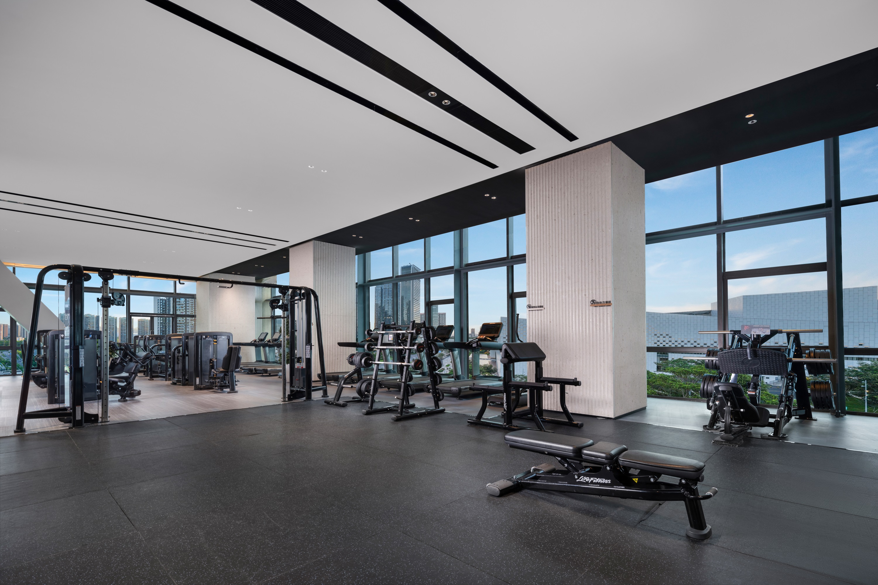 Fitness room at Wyndham Grand Shenzhen Guangming in Shenzhen, Other than US/Canada