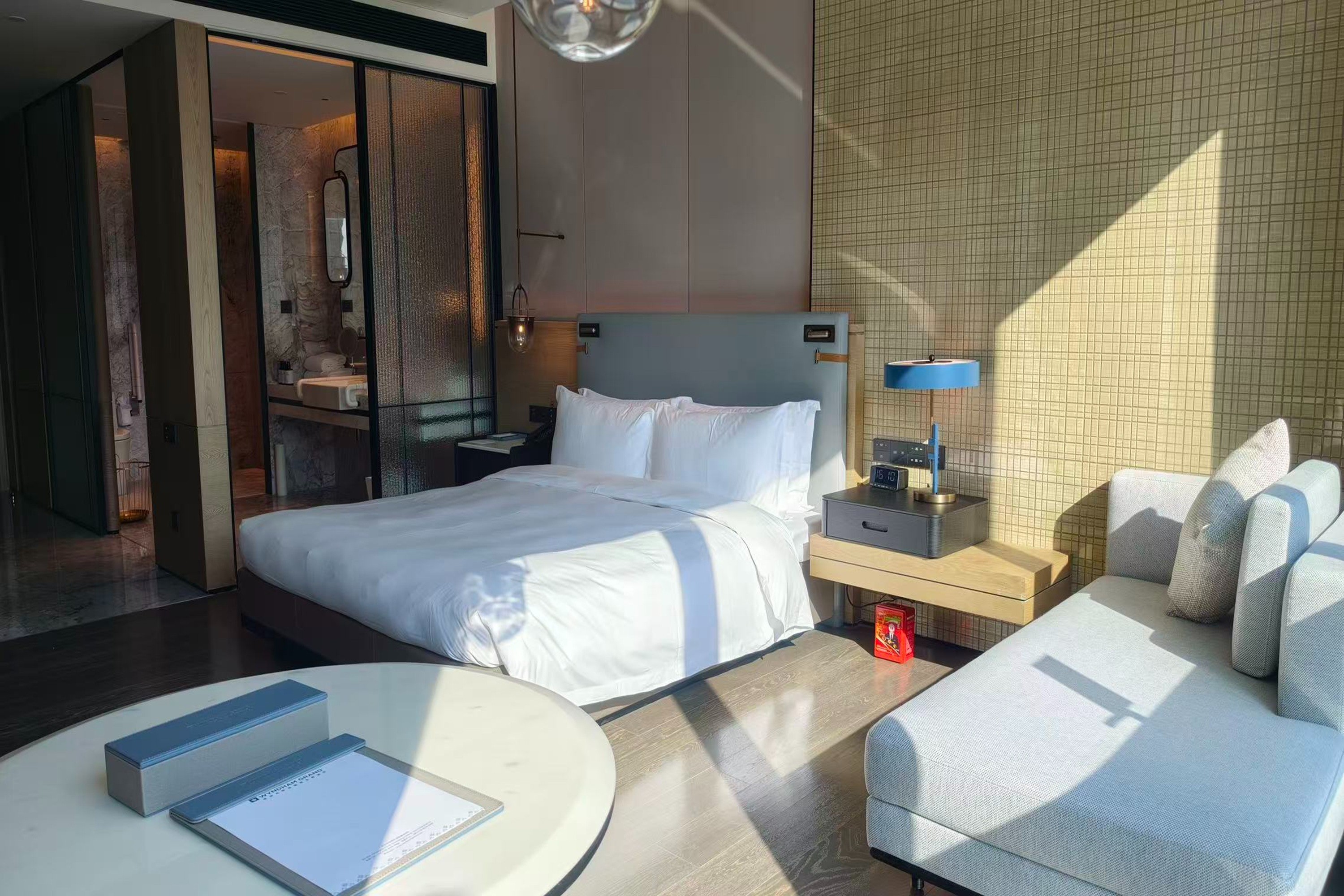 Guest room at the Wyndham Grand Shenzhen Guangming in Shenzhen, Other than US/Canada