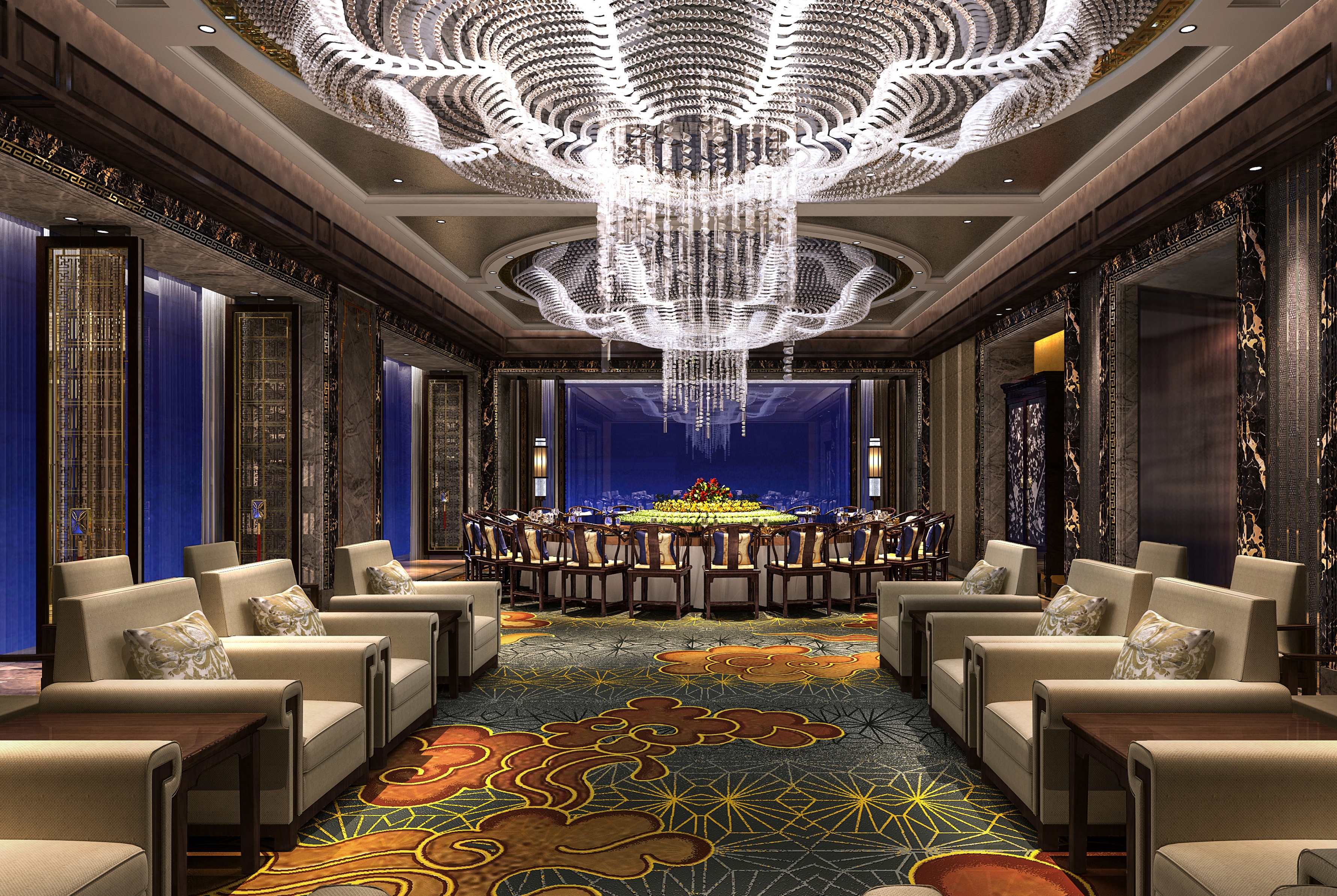 Wyndham Grand Taixing Downtown indoor banquet in Taixing, Other than US/Canada