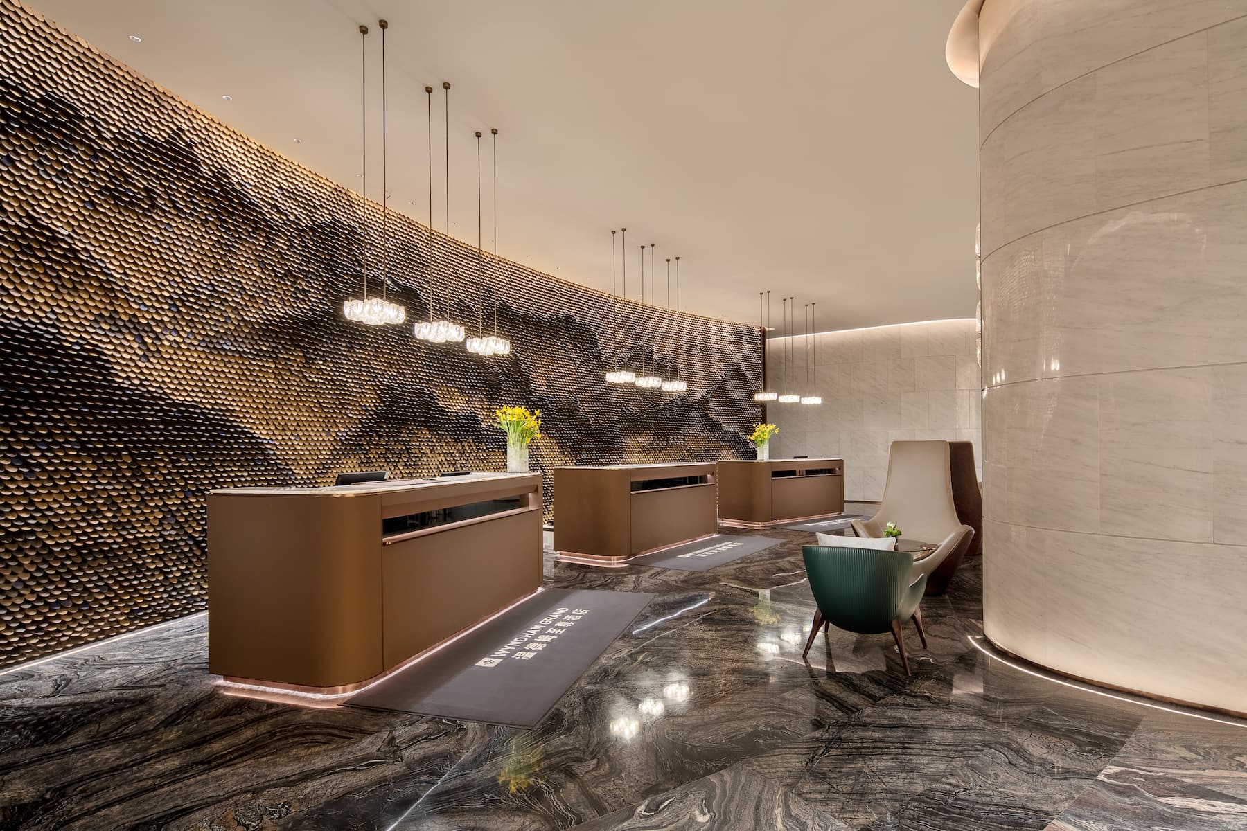 Wyndham Grand Shanxi Xiaohe Xincheng reception in Taiyuan, Other than US/Canada