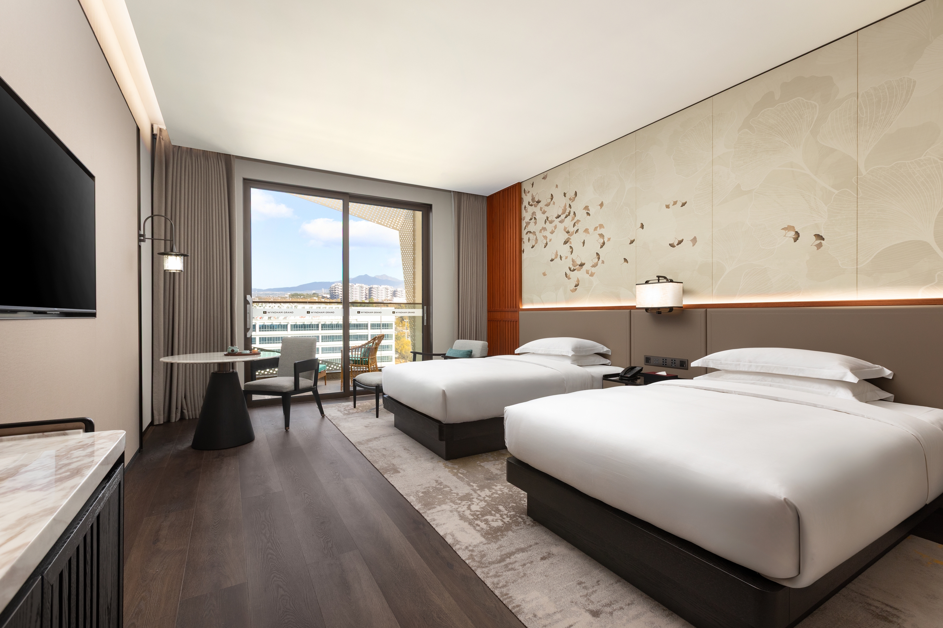 Guest room at the Wyndham Grand Tengchong Hot Spring in Tengchong, Other than US/Canada