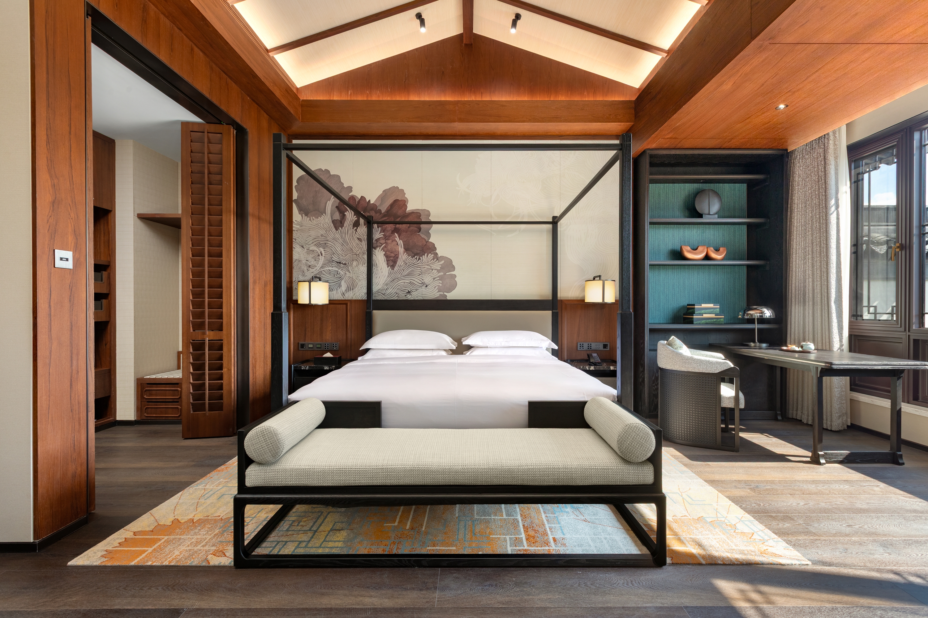 Guest room at the Wyndham Grand Tengchong Hot Spring in Tengchong, Other than US/Canada