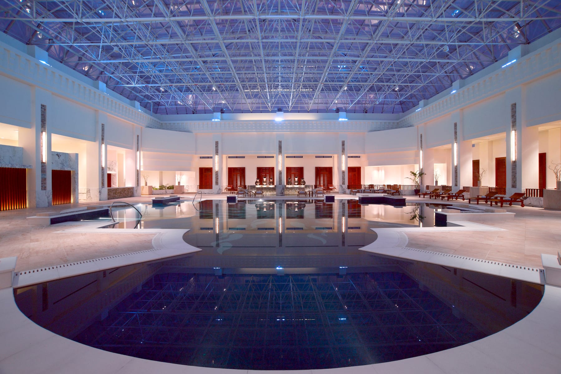 Pool at the Wyndham Grand Tianjin Jingjin City in Tianjin, Other than US/Canada