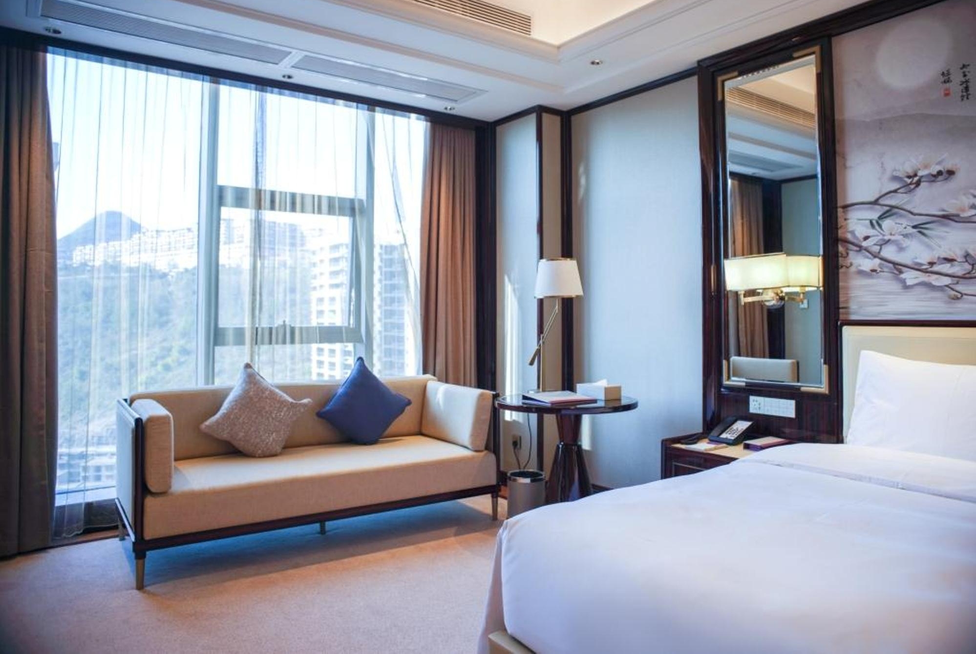 Guest room at the Wyndham Grand Tongren Downtown Hotel in Tongren, Other than US/Canada