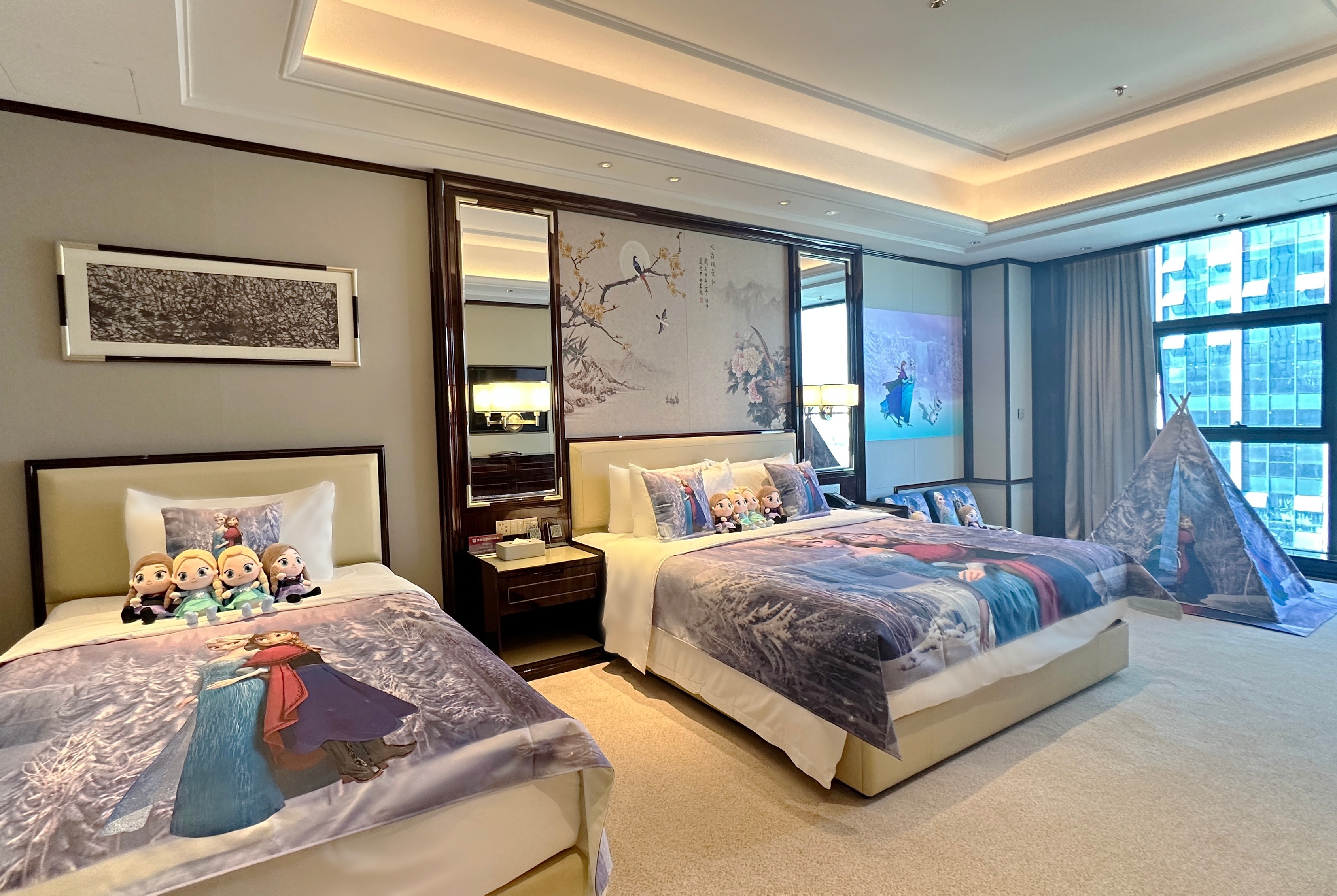 Guest room at the Wyndham Grand Tongren Downtown Hotel in Tongren, Other than US/Canada