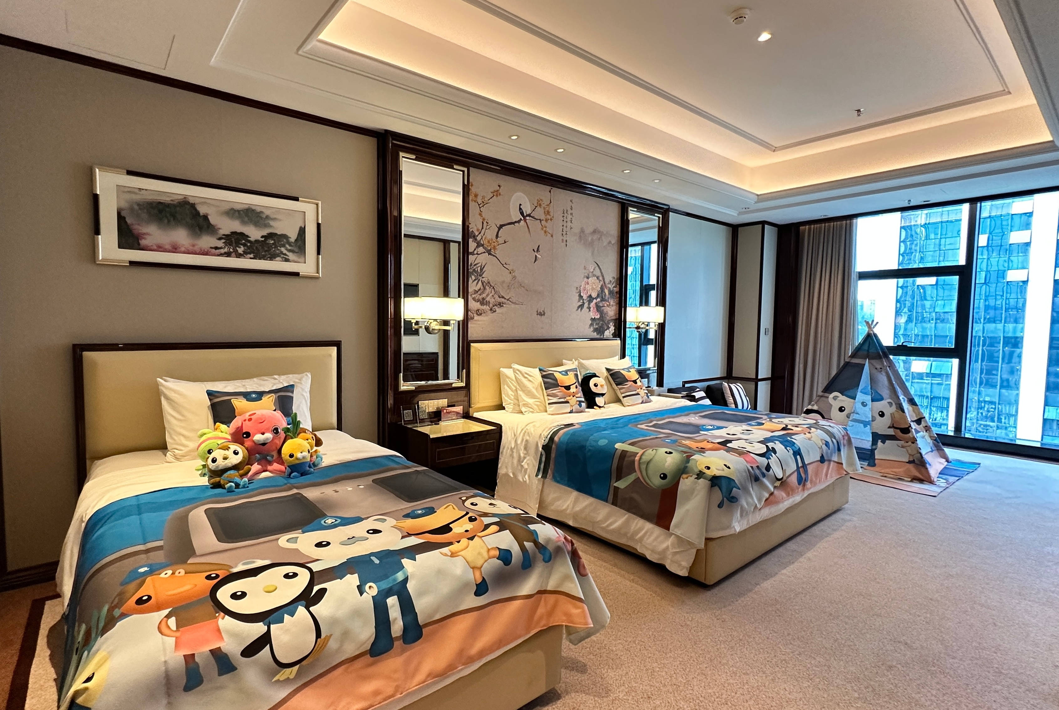 Guest room at the Wyndham Grand Tongren Downtown Hotel in Tongren, Other than US/Canada