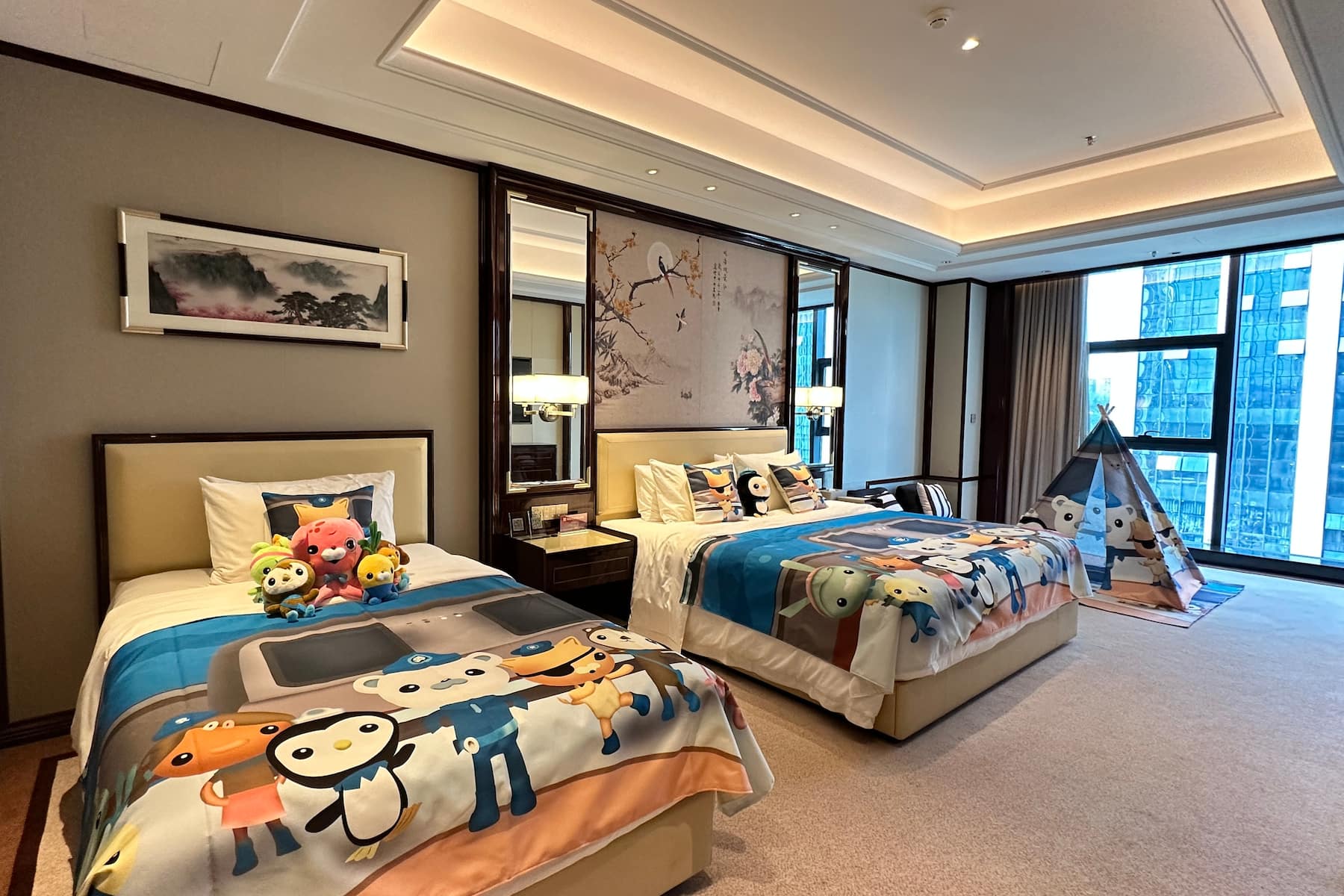 Guest room at the Wyndham Grand Tongren Downtown Hotel in Tongren, Other than US/Canada