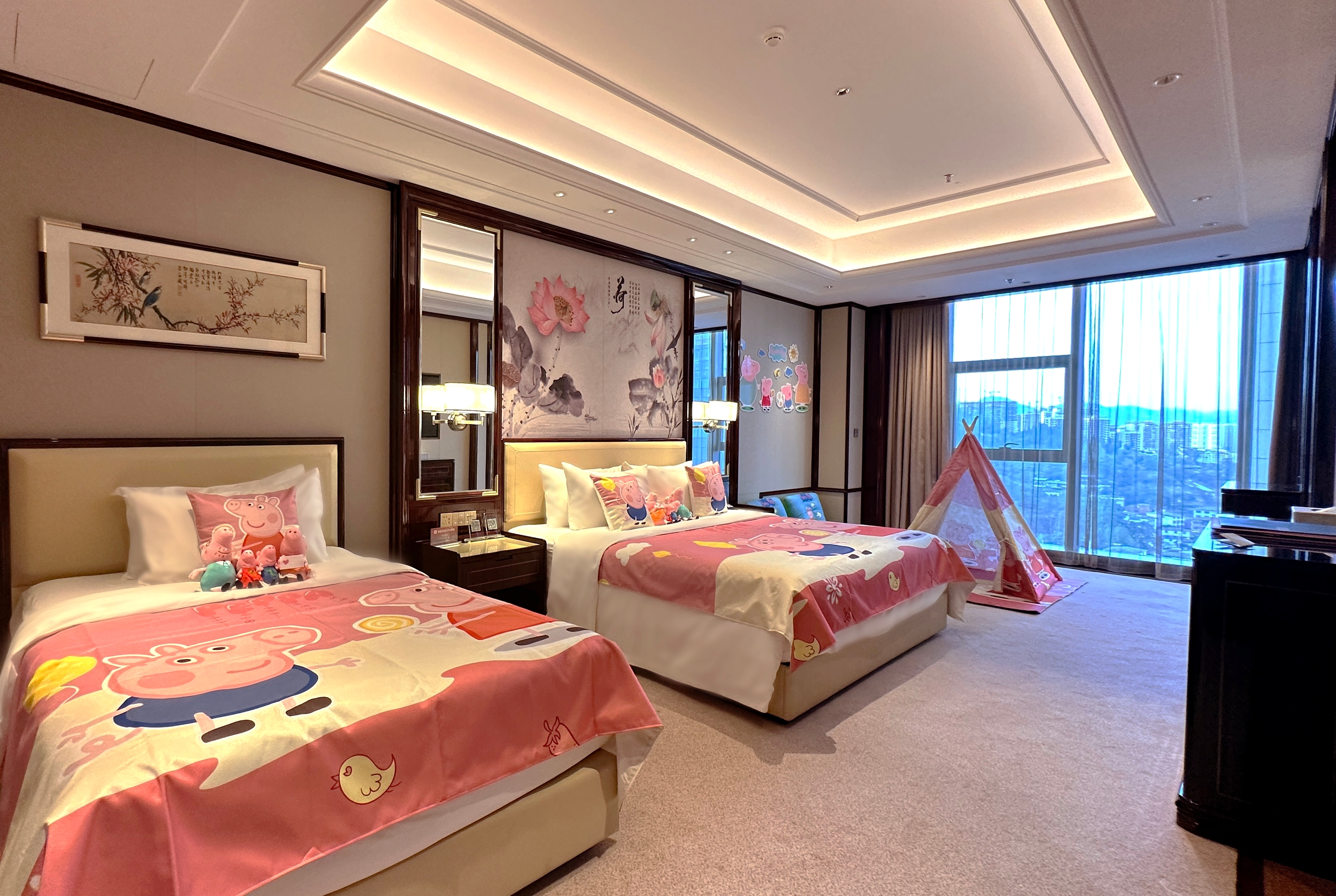 Guest room at the Wyndham Grand Tongren Downtown Hotel in Tongren, Other than US/Canada