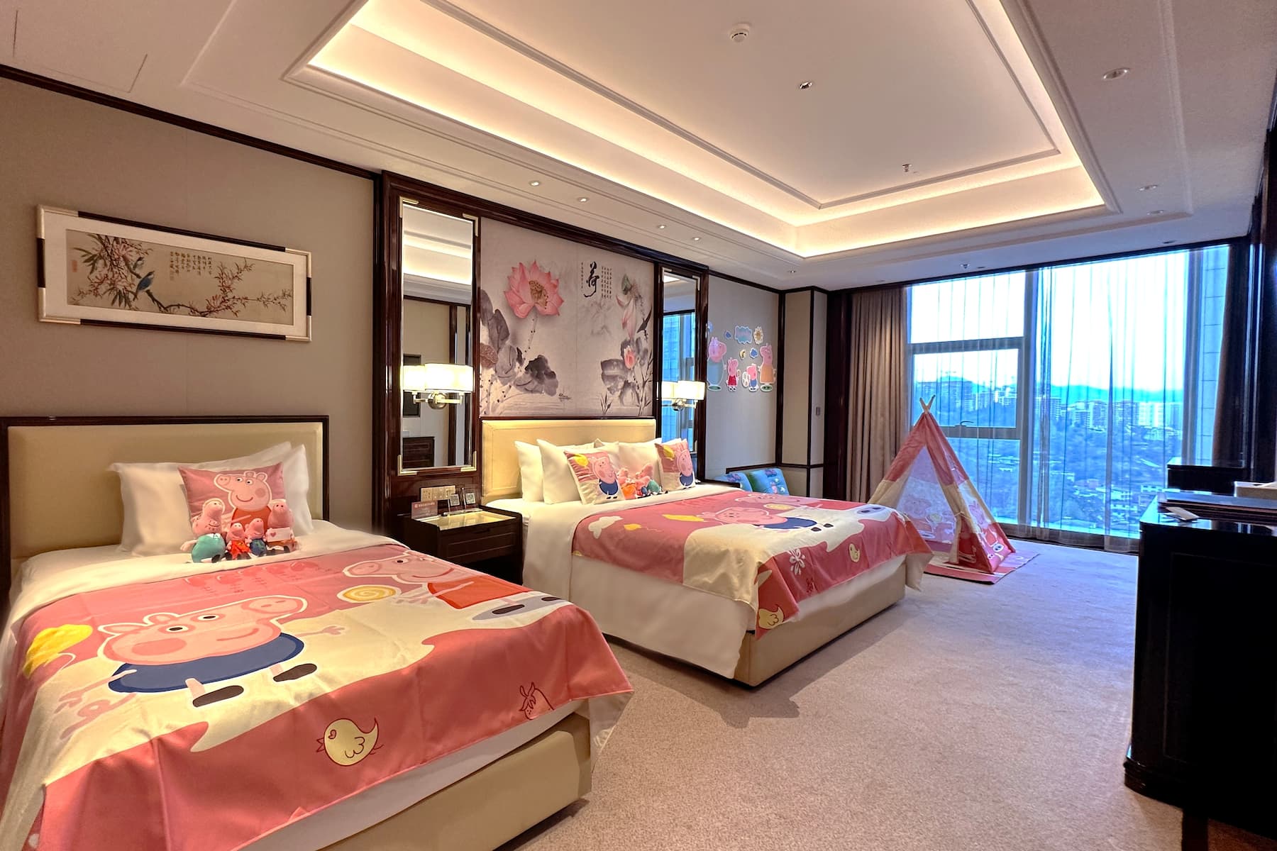Guest room at the Wyndham Grand Tongren Downtown Hotel in Tongren, Other than US/Canada