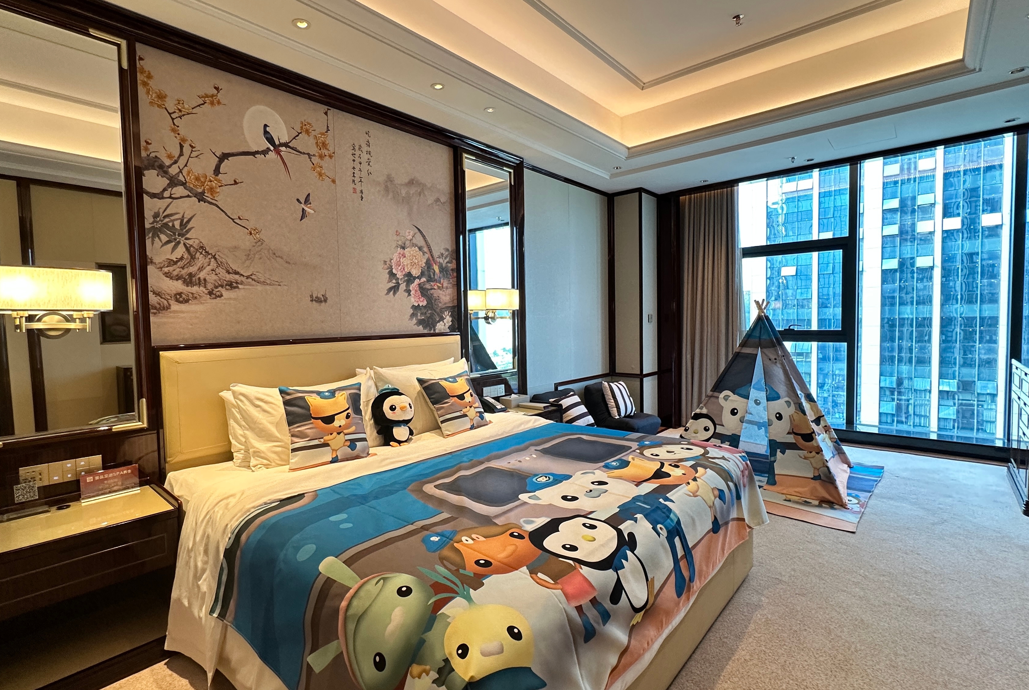 Guest room at the Wyndham Grand Tongren Downtown Hotel in Tongren, Other than US/Canada