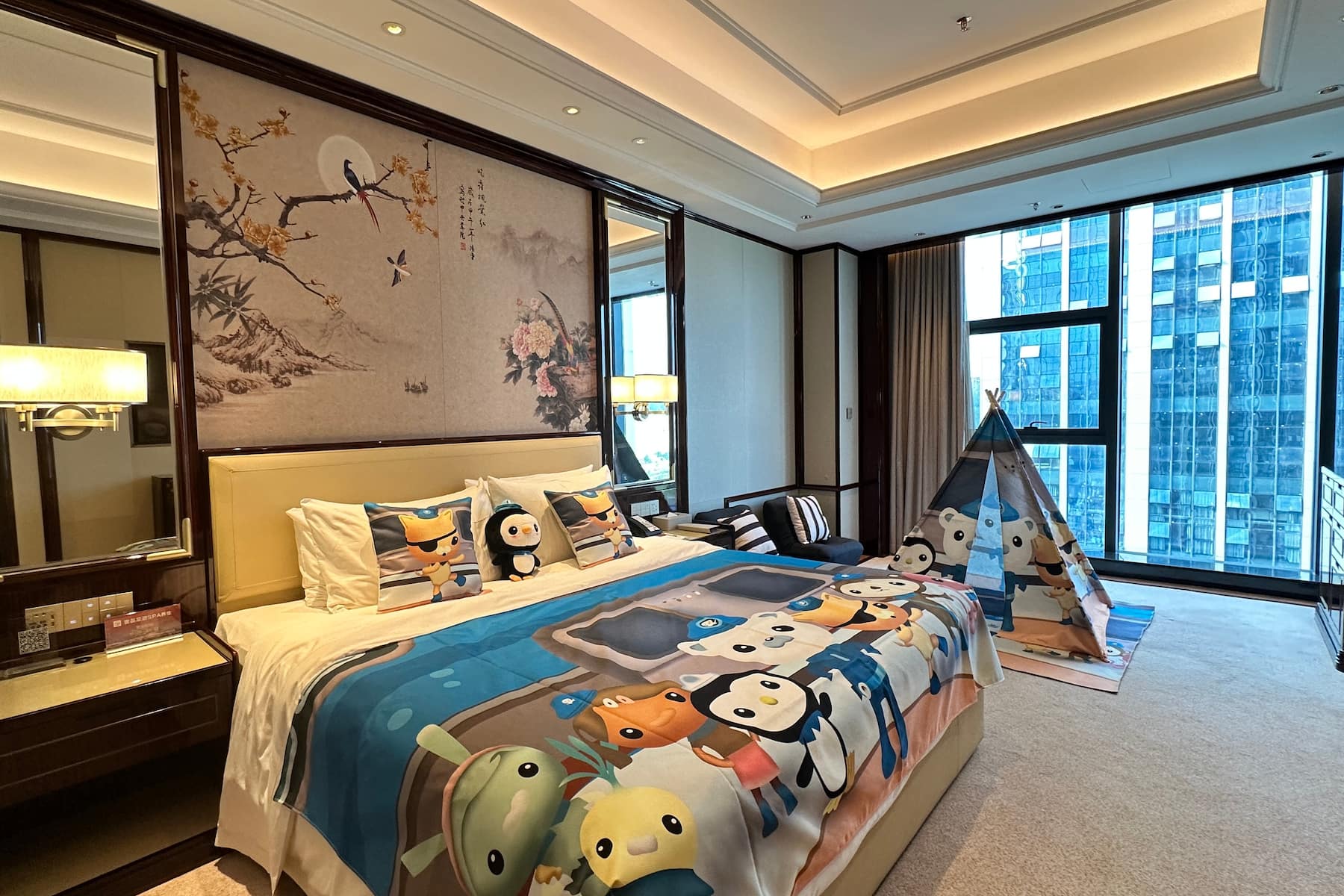 Guest room at the Wyndham Grand Tongren Downtown Hotel in Tongren, Other than US/Canada