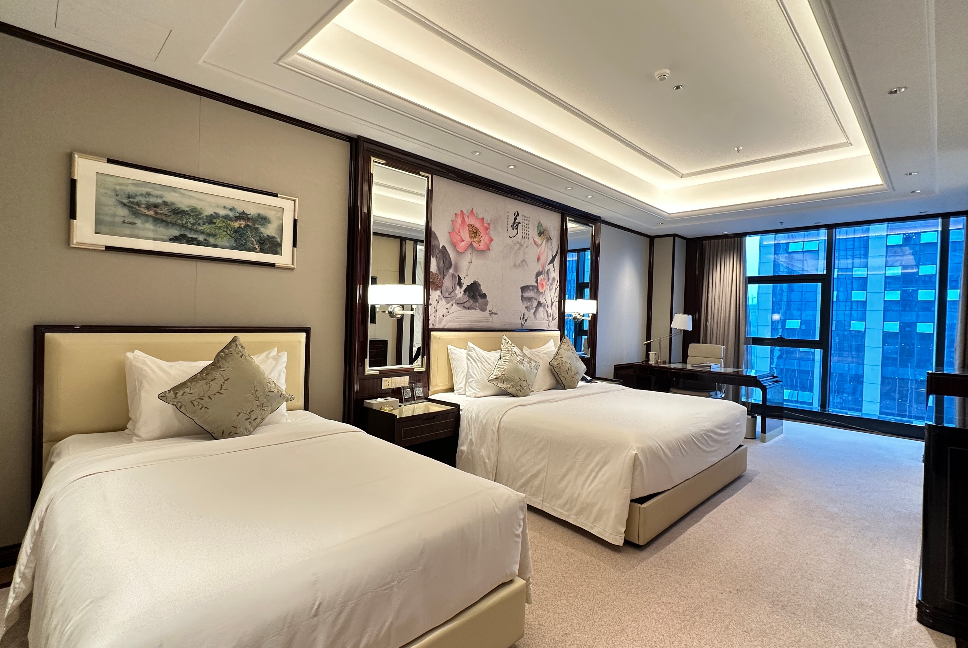 Guest room at the Wyndham Grand Tongren Downtown Hotel in Tongren, Other than US/Canada