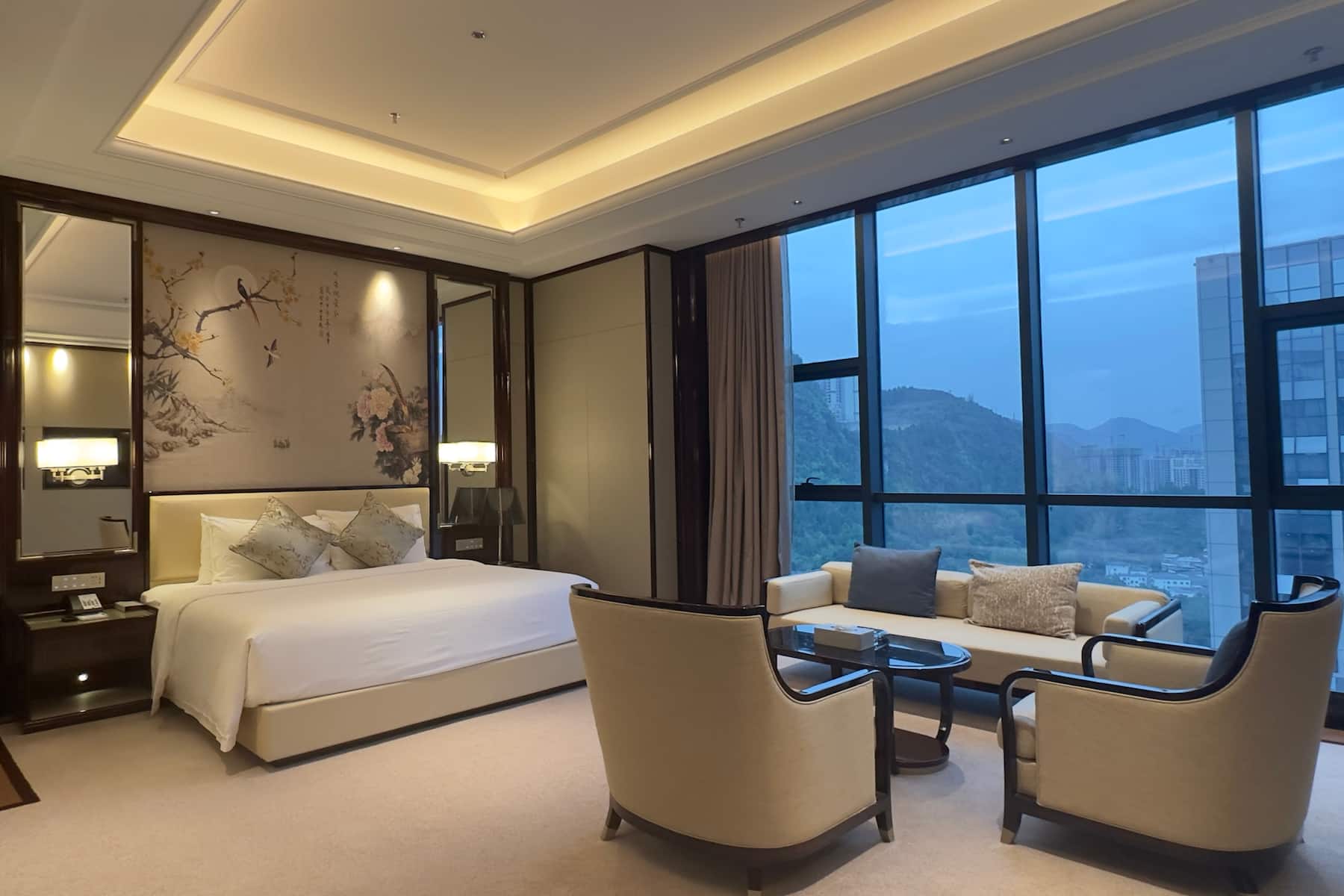 Guest room at the Wyndham Grand Tongren Downtown Hotel in Tongren, Other than US/Canada