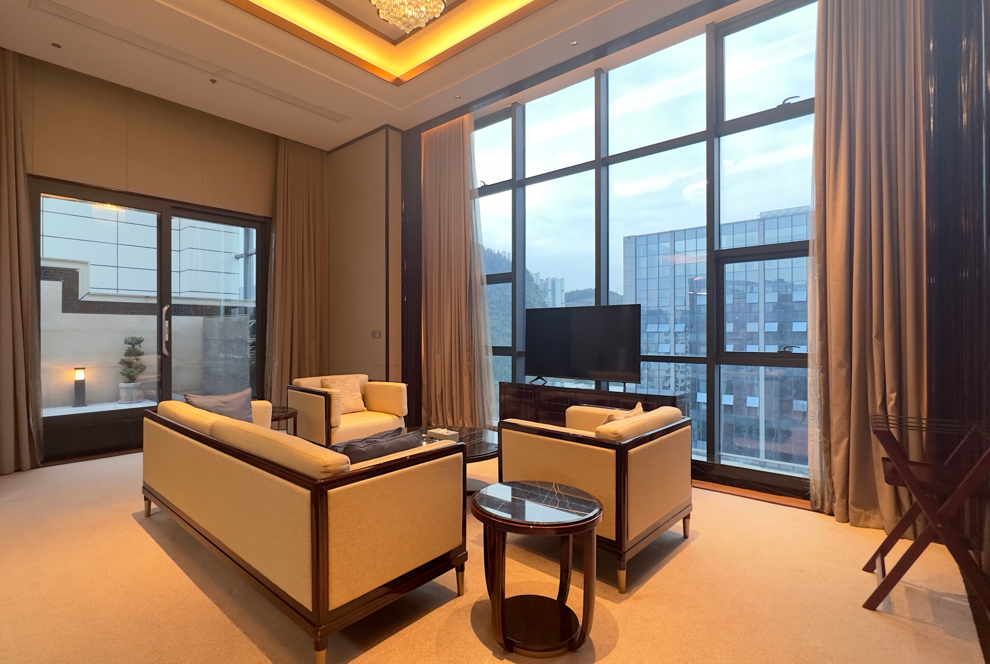 Guest room at the Wyndham Grand Tongren Downtown Hotel in Tongren, Other than US/Canada