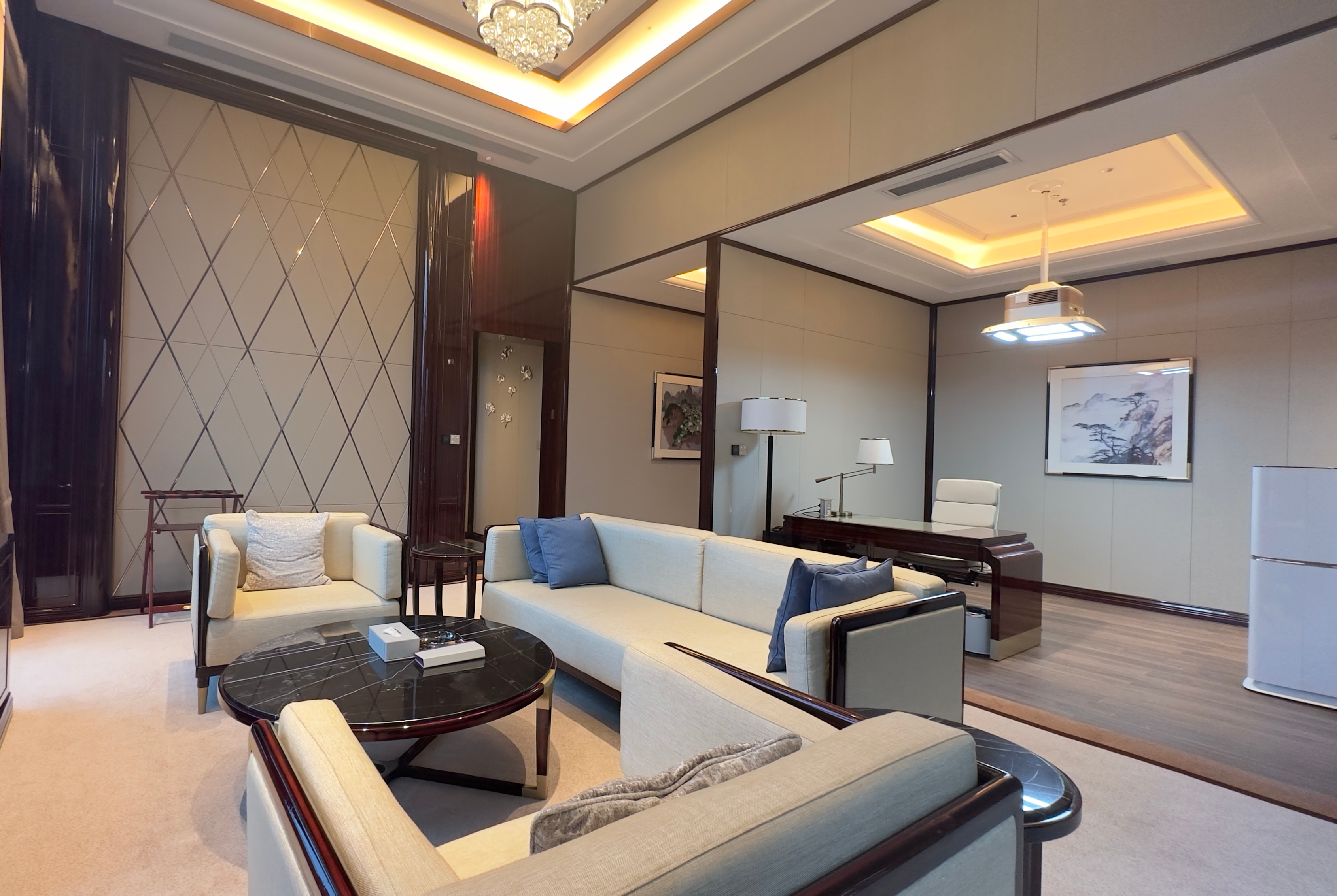 Guest room at the Wyndham Grand Tongren Downtown Hotel in Tongren, Other than US/Canada