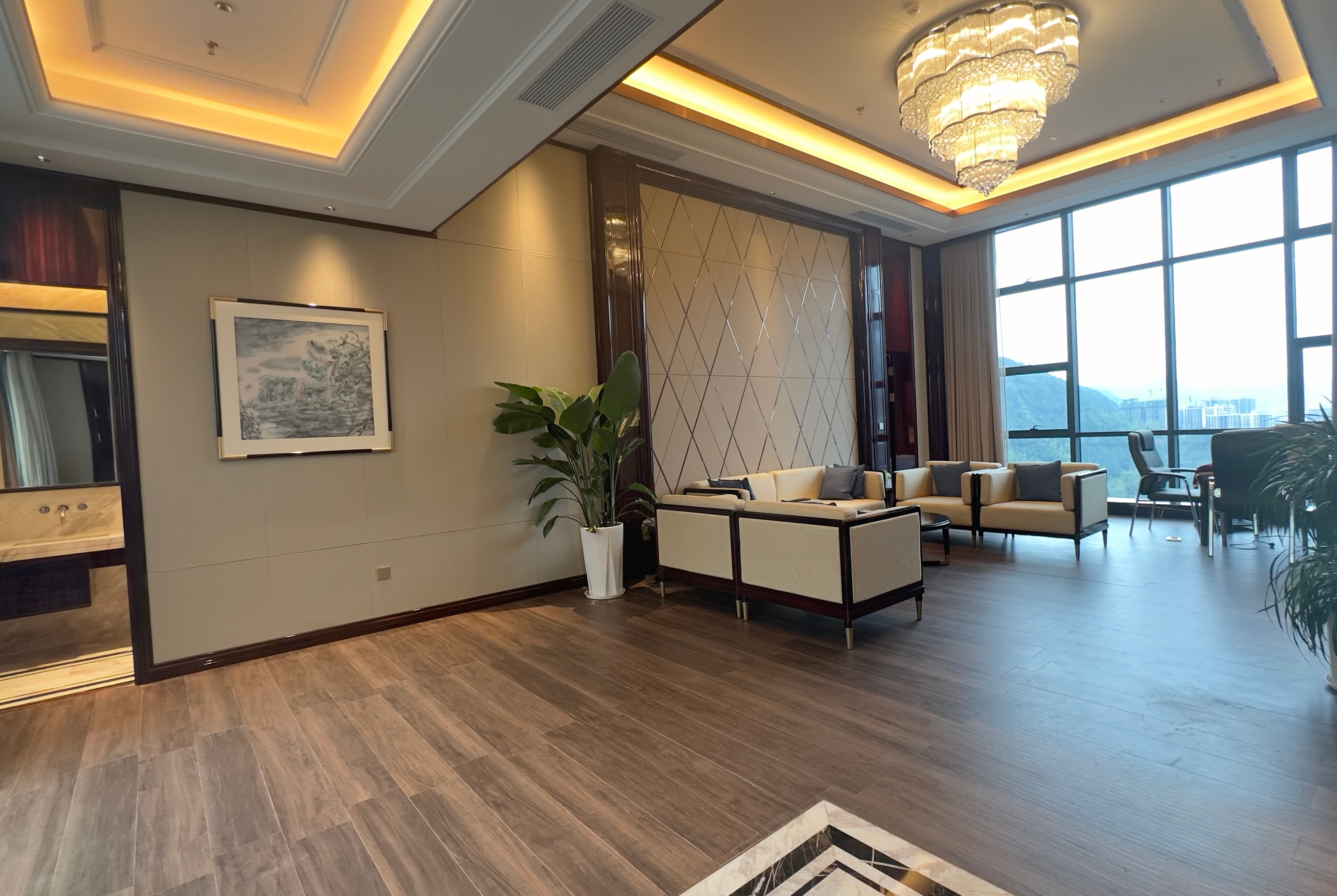 Guest room at the Wyndham Grand Tongren Downtown Hotel in Tongren, Other than US/Canada