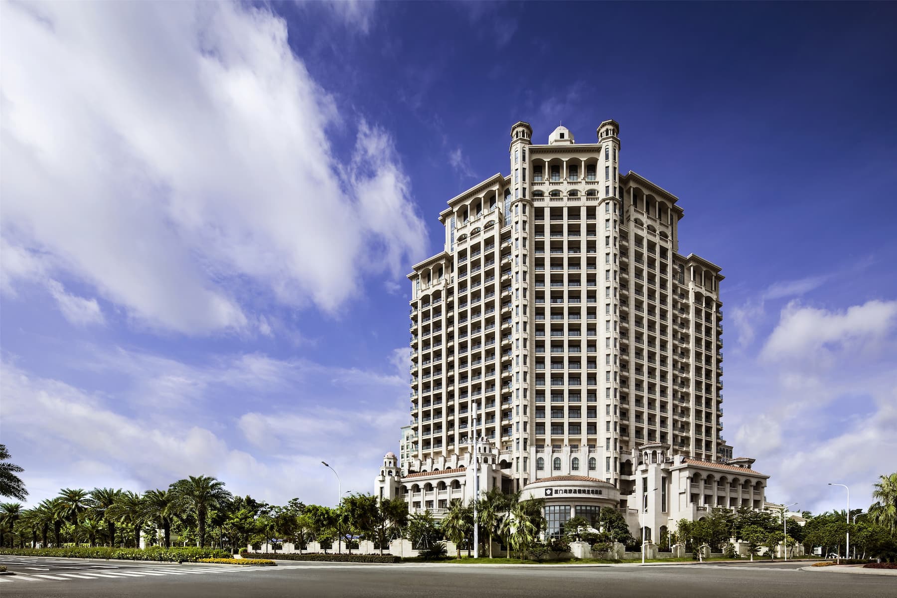 Exterior of Wyndham Grand Xiamen Haicang hotel in Xiamen, Other than US/Canada