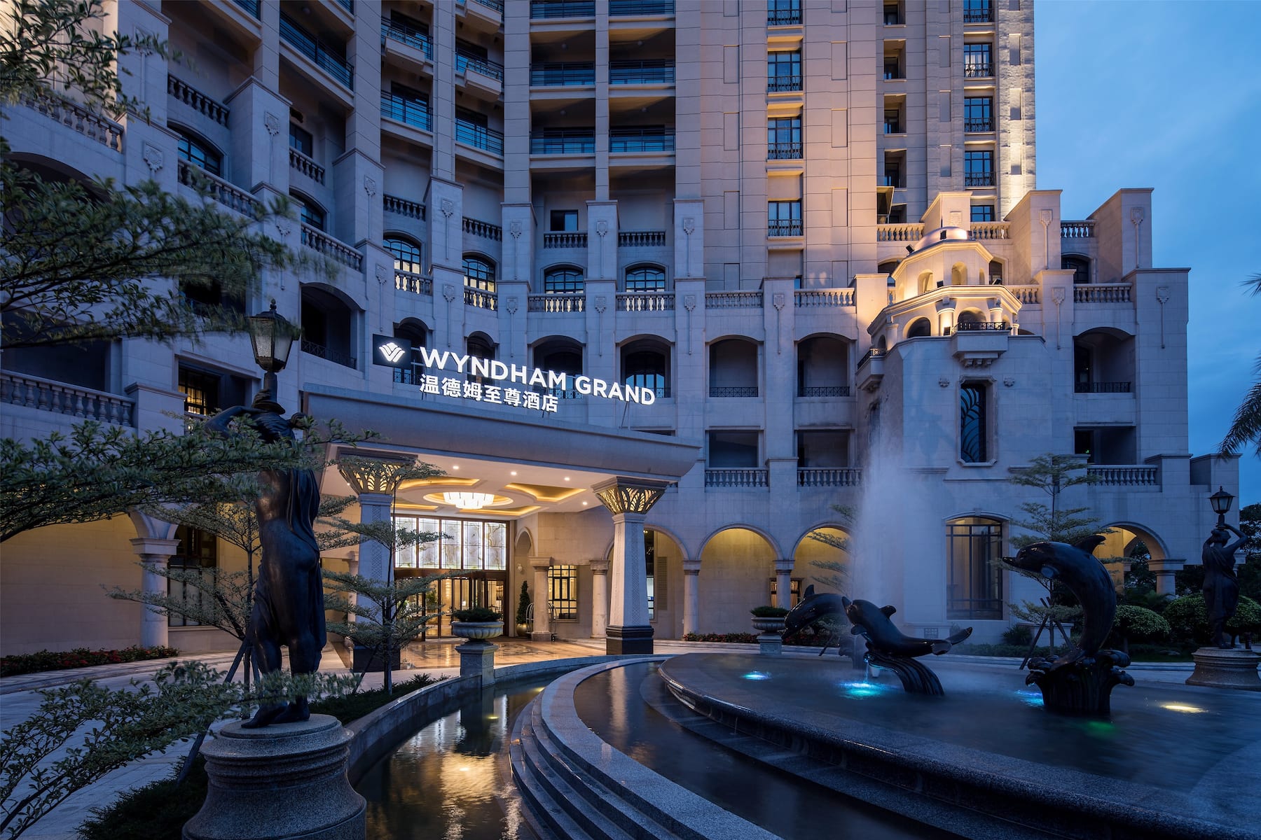 Exterior of Wyndham Grand Xiamen Haicang hotel in Xiamen, Other than US/Canada