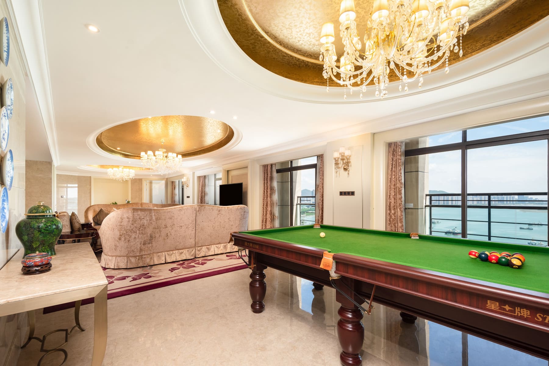 Guest room at the Wyndham Grand Xiamen Haicang in Xiamen, Other than US/Canada