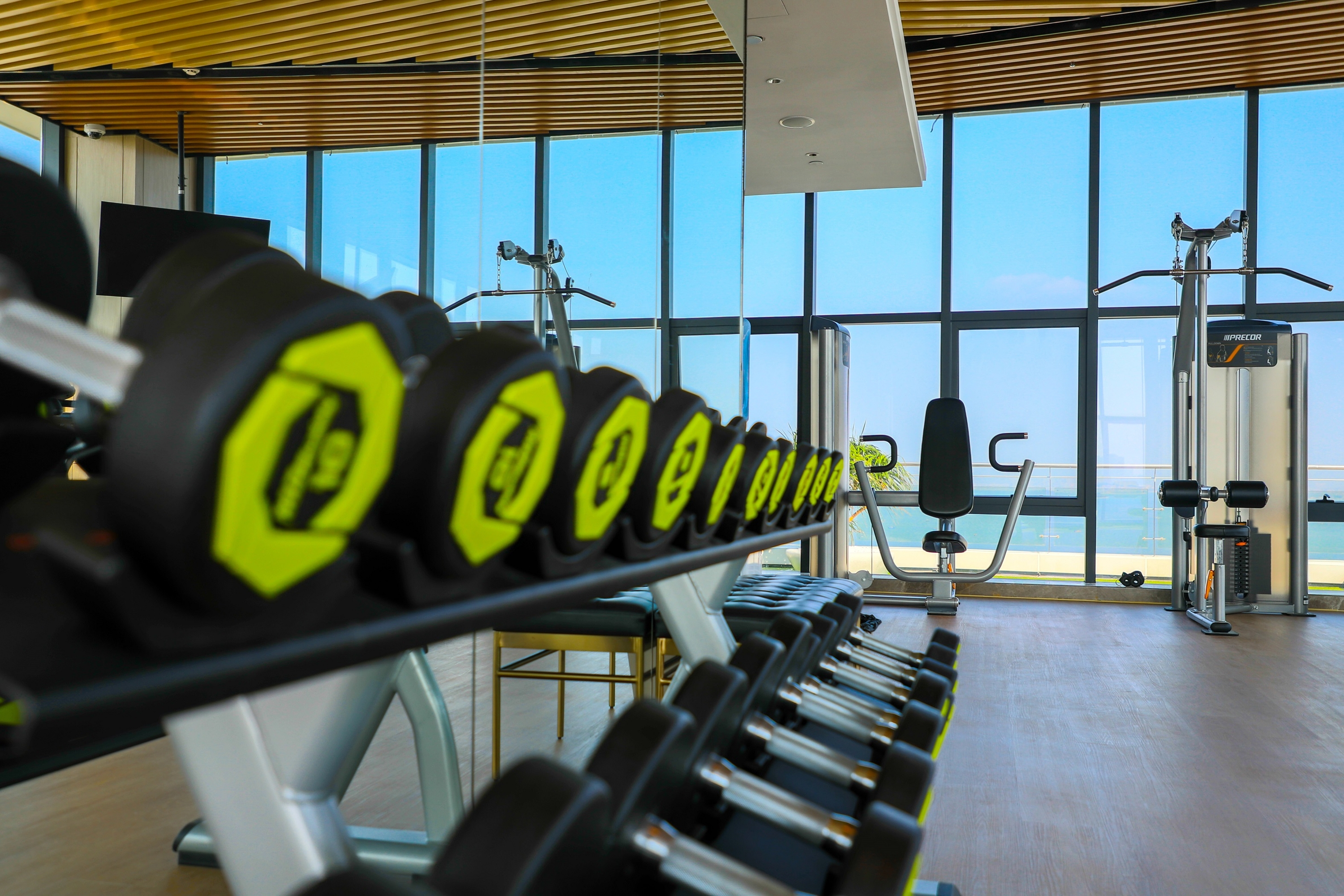 Fitness room at Wyndham Grand Plaza Royale Yuzhou Xiamen in Xiamen, Other than US/Canada