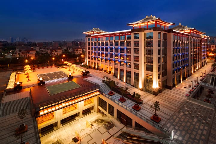 Exterior of Wyndham Grand Xian South hotel in Xian, Other than US/Canada
