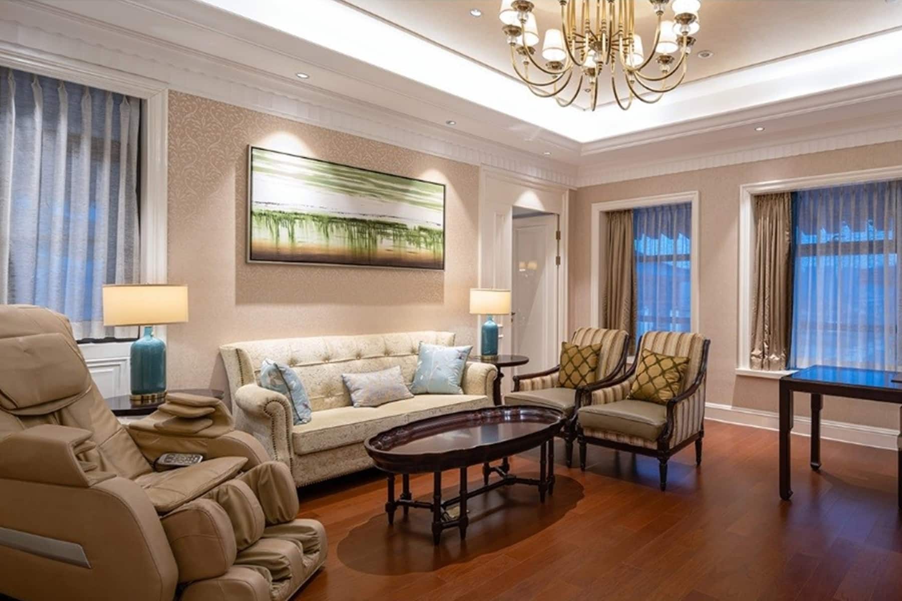 Guest room at the Wyndham Grand Xian Residence in Xian, Other than US/Canada