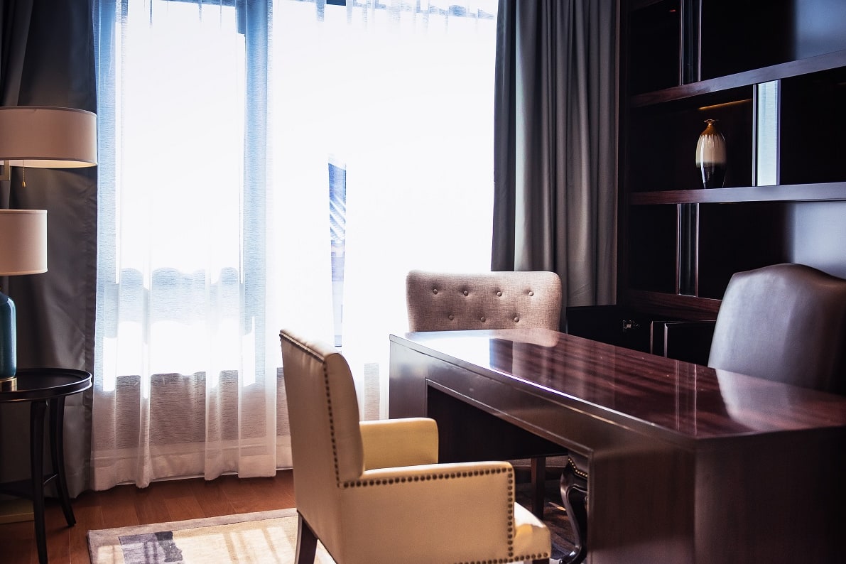 Guest room at the Wyndham Grand Xian Residence in Xian, Other than US/Canada