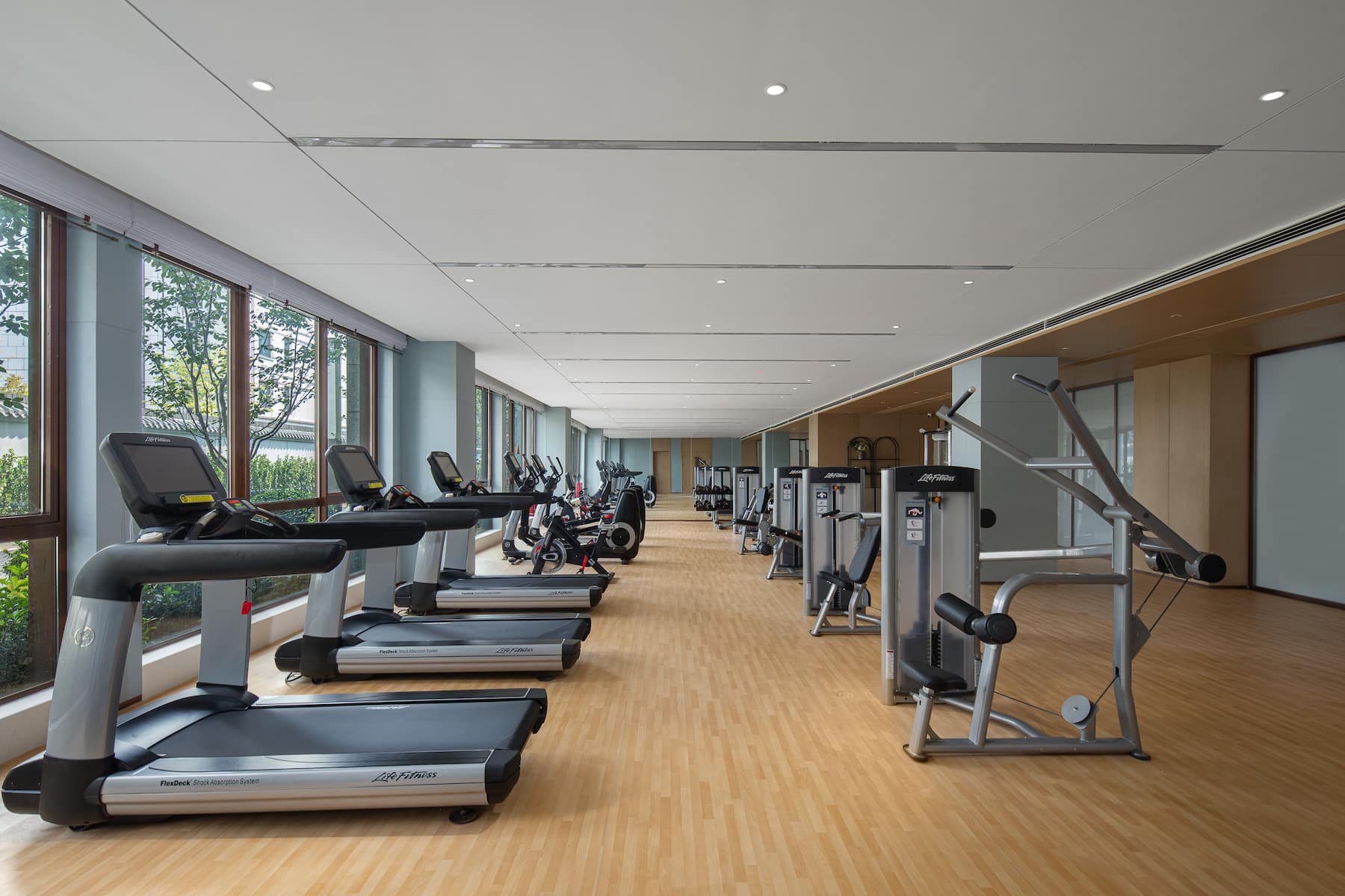 Fitness room at Wyndham Grand Xinchang Downtown in Xinchang, Other than US/Canada