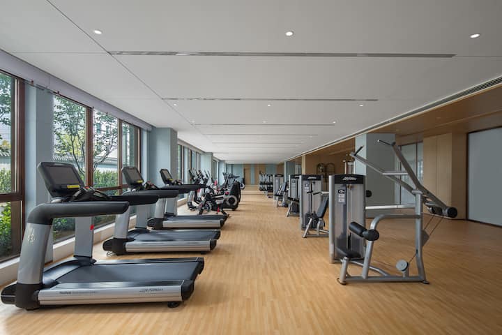 Fitness room at Wyndham Grand Xinchang Downtown in Xinchang, Other than US/Canada