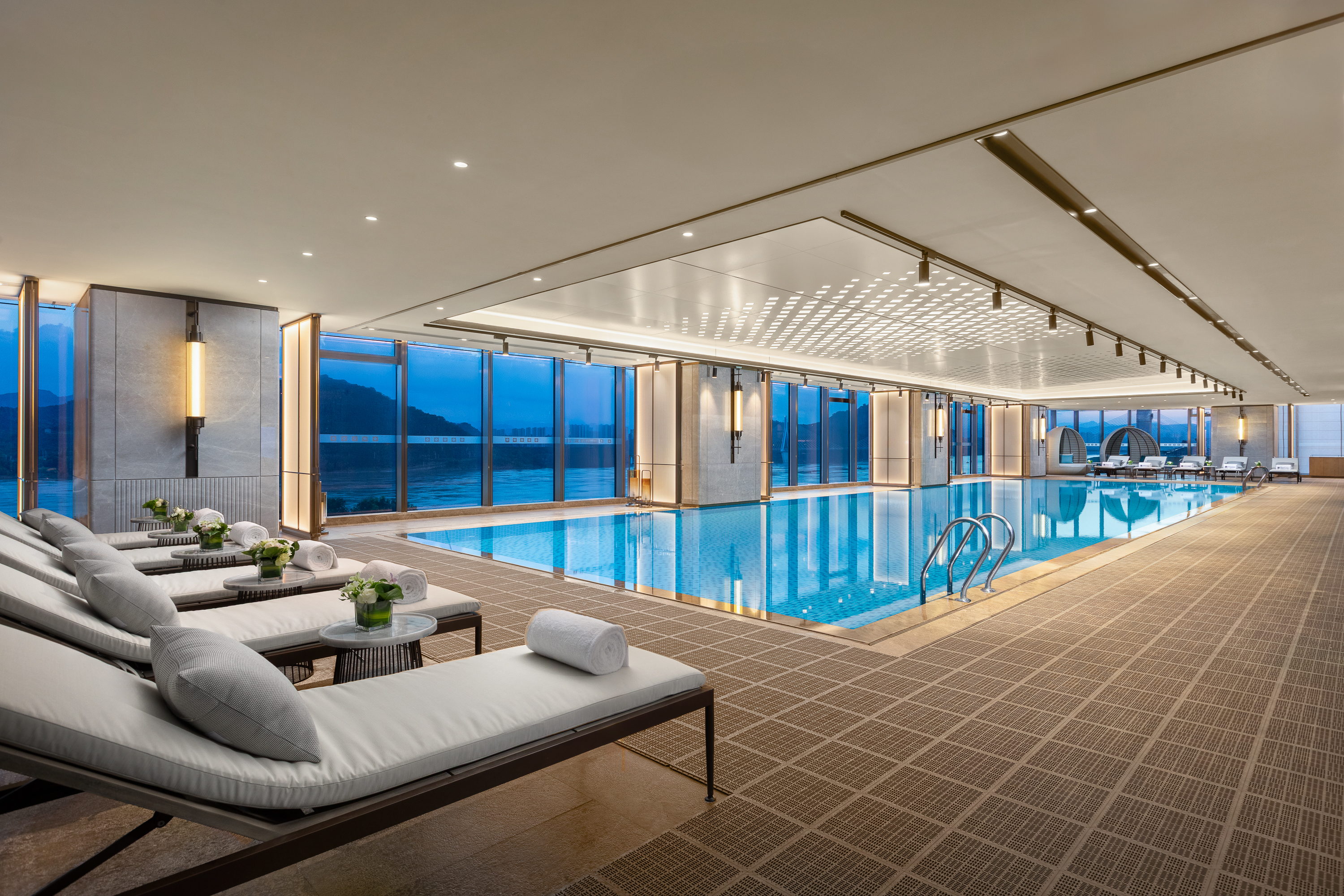 Pool at the Wyndham Grand Yichang Riverside in Yichang, Other than US/Canada