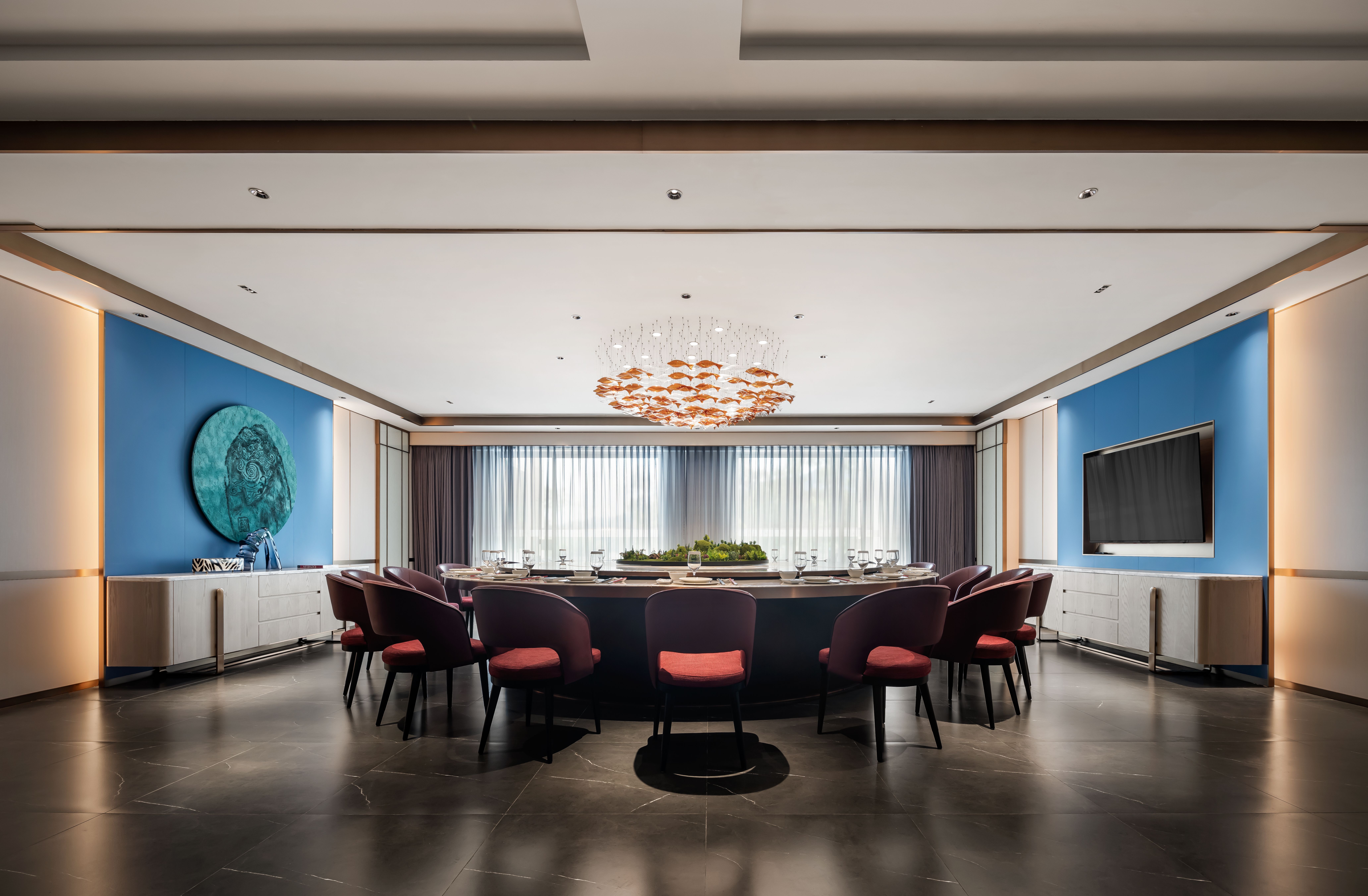 Meeting room at Wyndham Grand Zhaoqing Downtown in Zhaoqing, Other than US/Canada