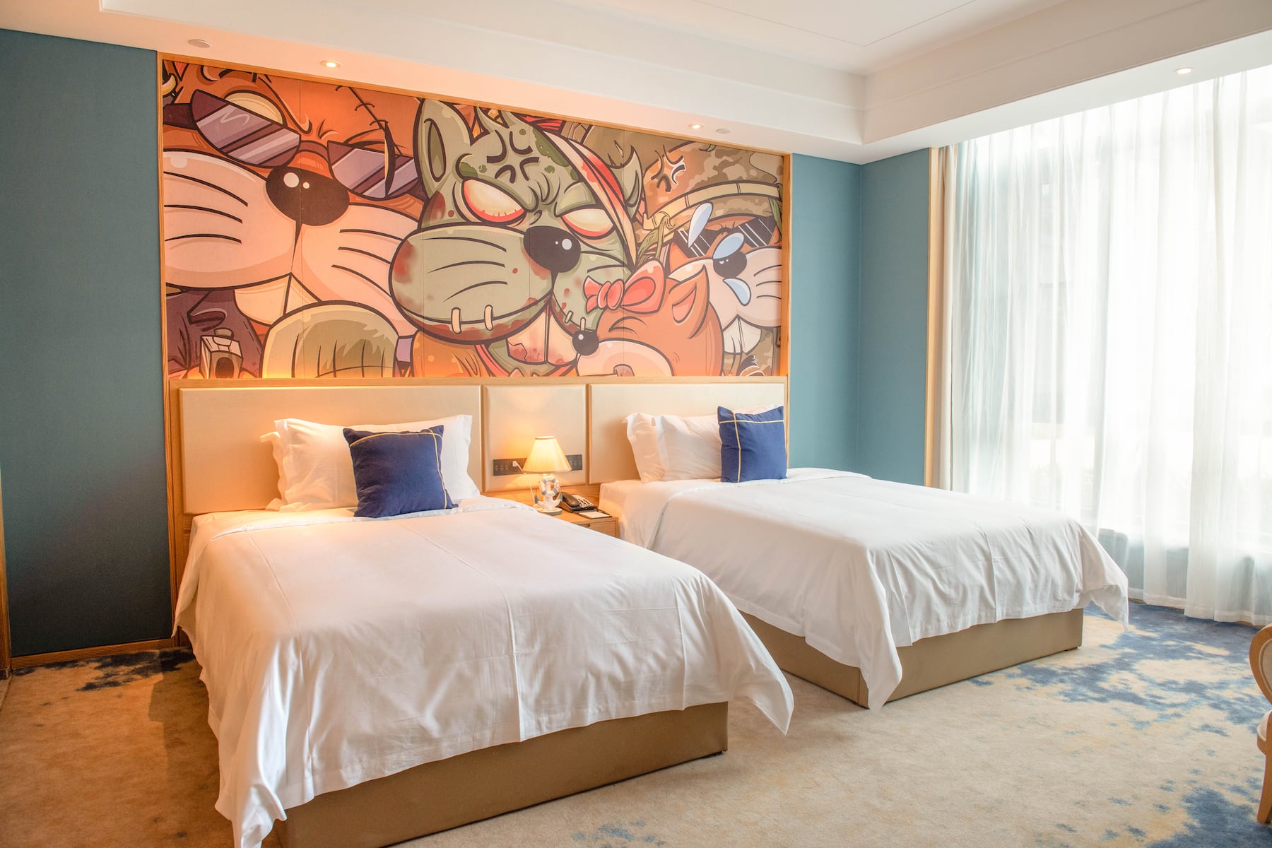 Guest room at the Wyndham Grand Plaza Royale Zhaotong in Zhaotong, Other than US/Canada