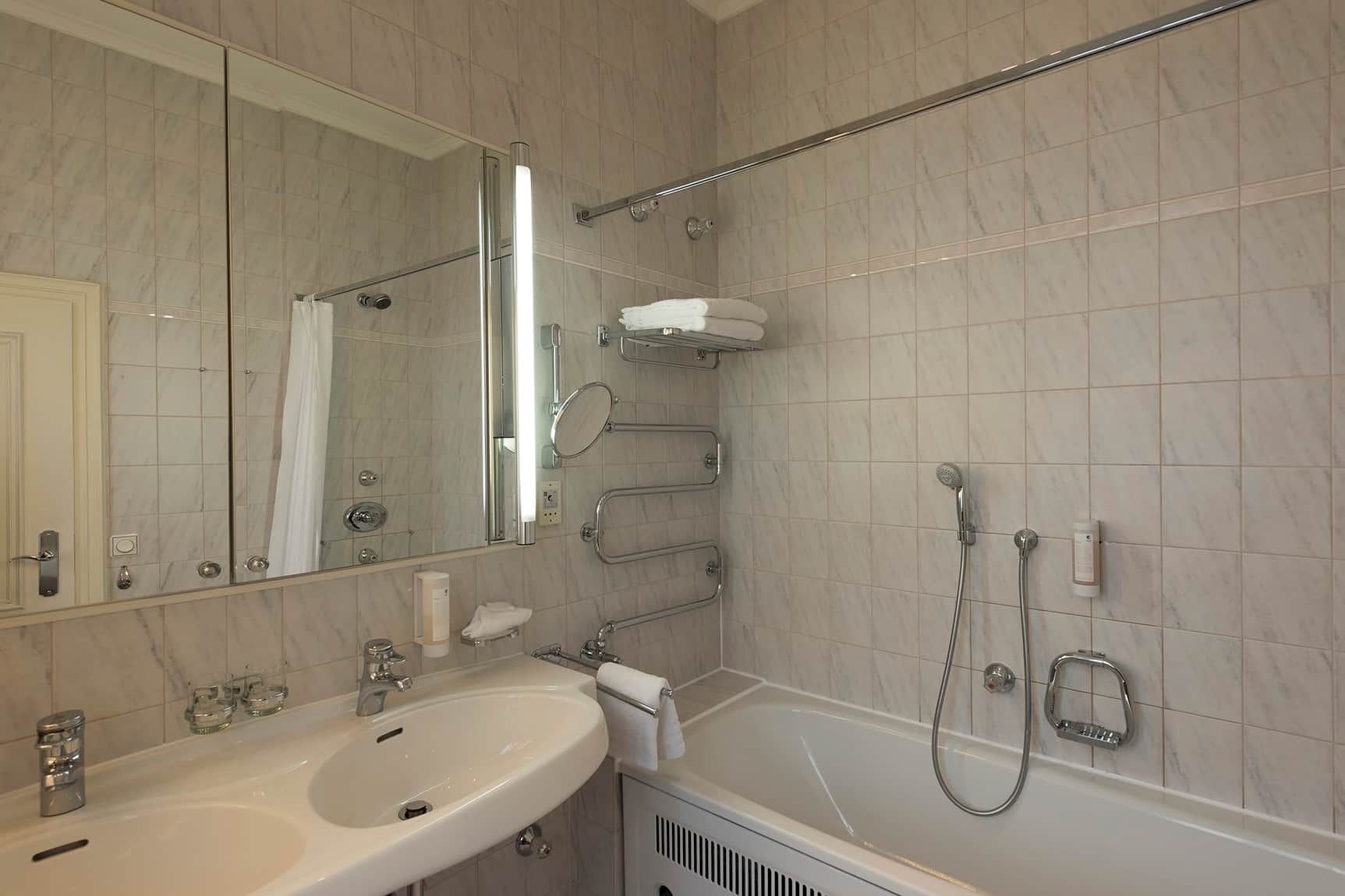 Guest room at the Wyndham Grand Bad Reichenhall Axelmannstein in Bad Reichenhall, Other than US/Canada