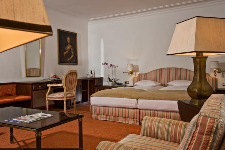 Guest room at the Wyndham Grand Bad Reichenhall Axelmannstein in Bad Reichenhall, Other than US/Canada