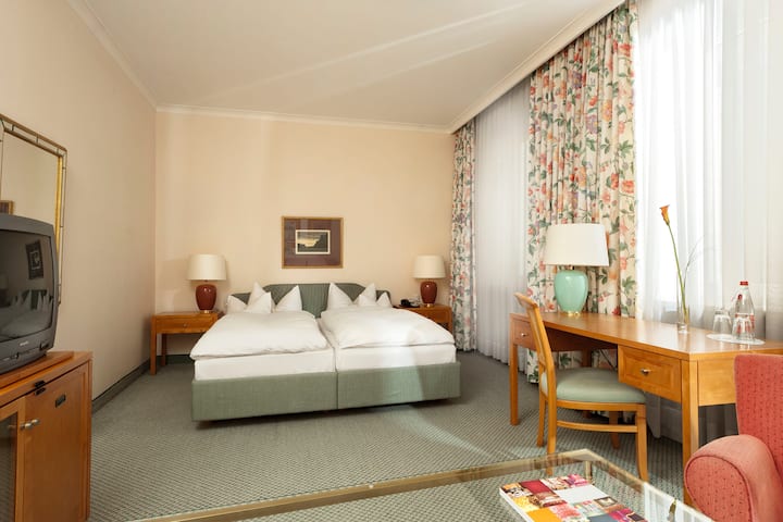 Guest room at the Wyndham Grand Bad Reichenhall Axelmannstein in Bad Reichenhall, Other than US/Canada